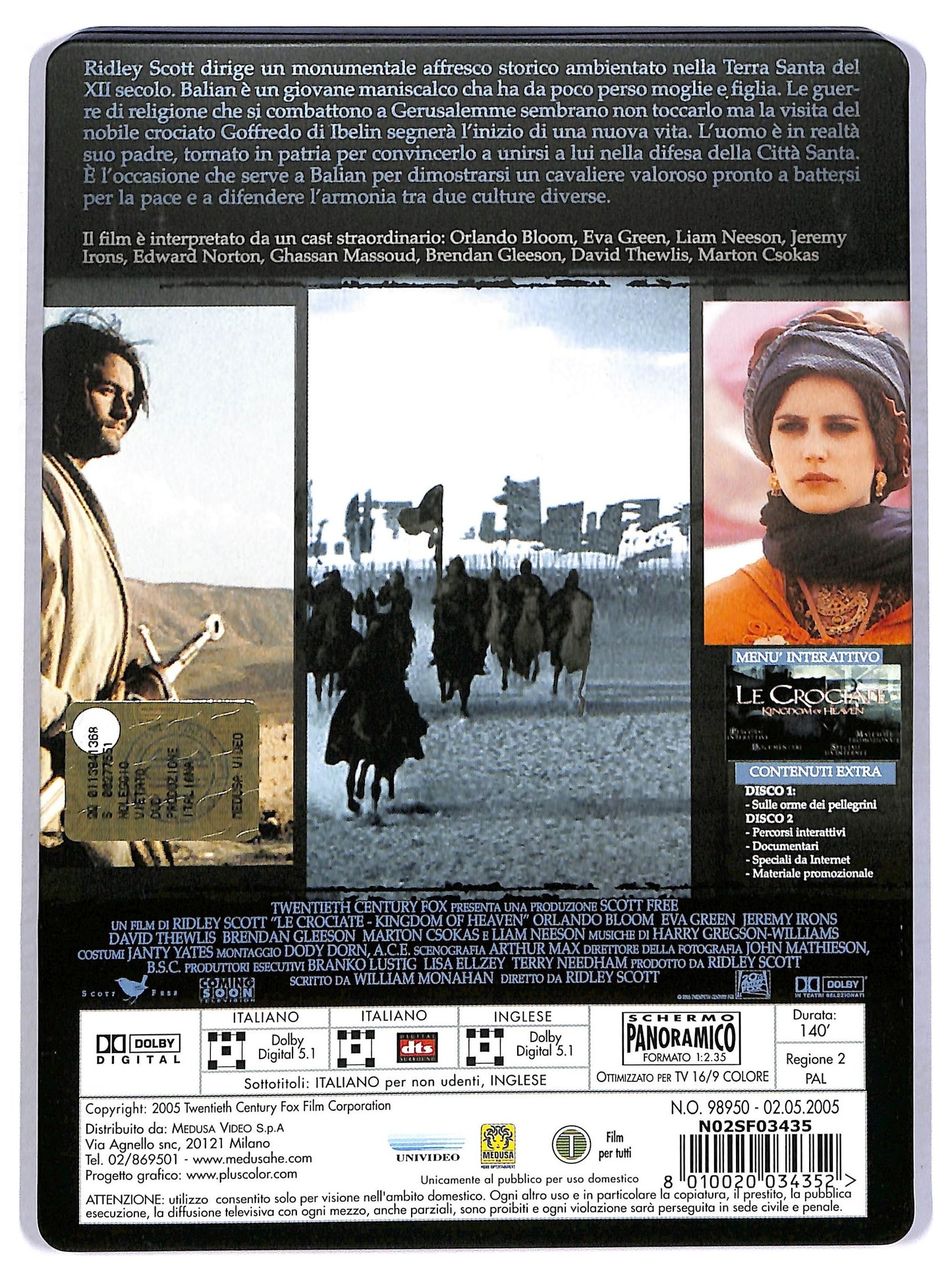 EBOND Le crociate - Kingdom of Heaven  STEELBOOK DVD D799913