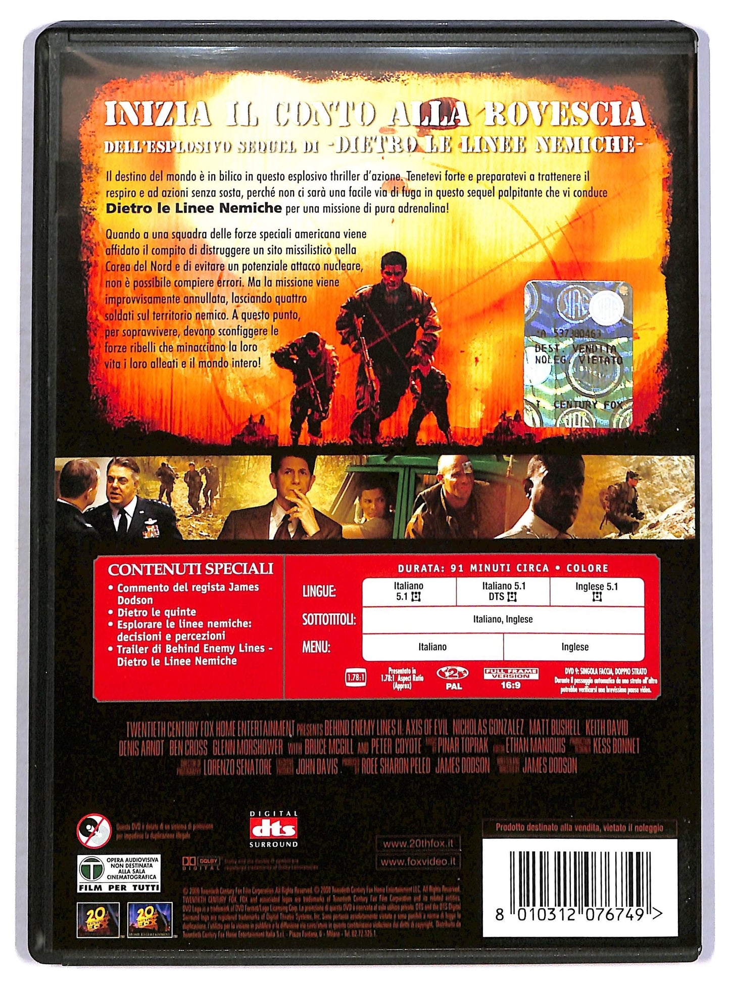 EBOND Dietro le linee nemiche II - L'asse del male DVD D799927