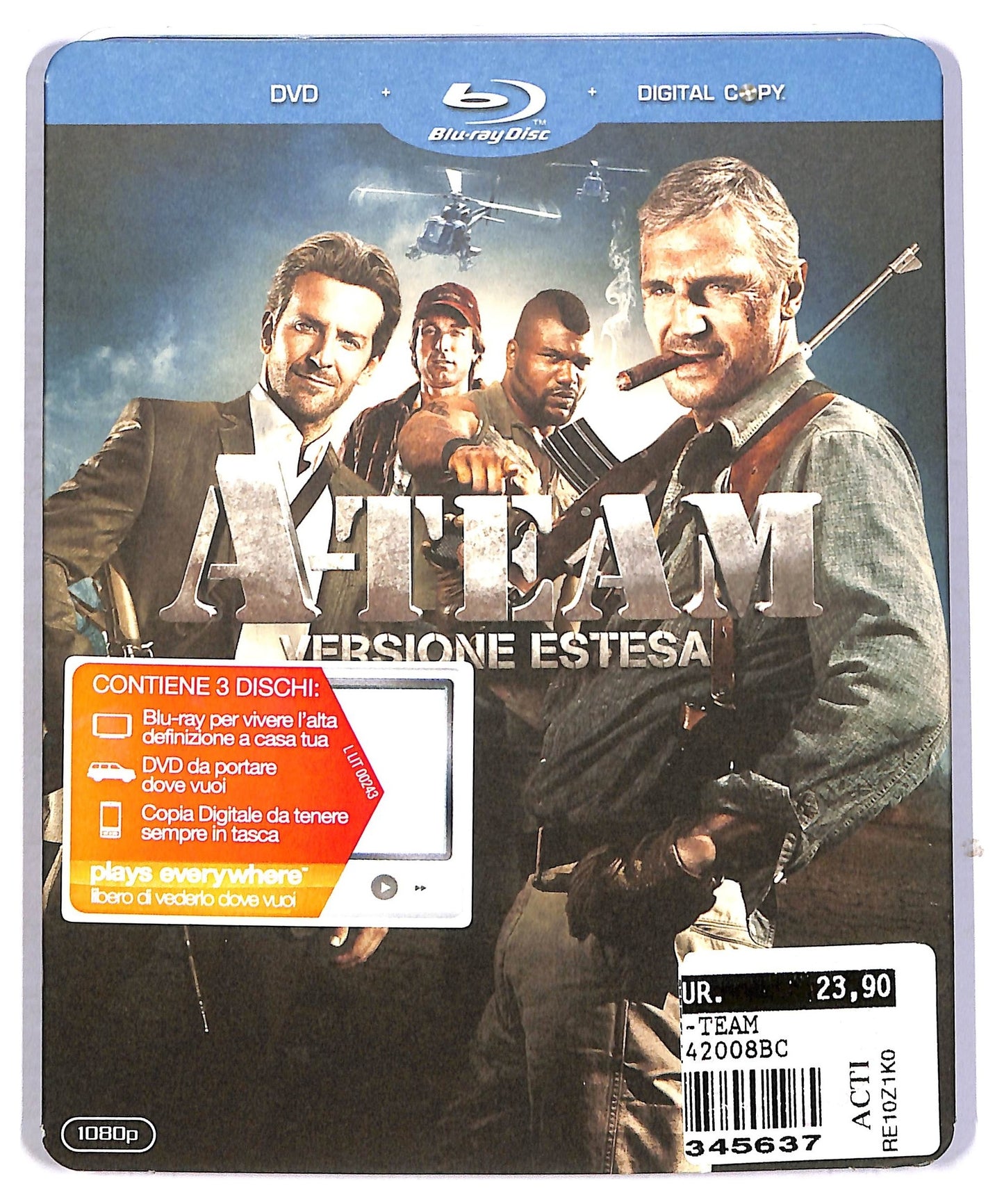 EBOND A-Team versione estesa + digital copy + DVD BLURAY D800003