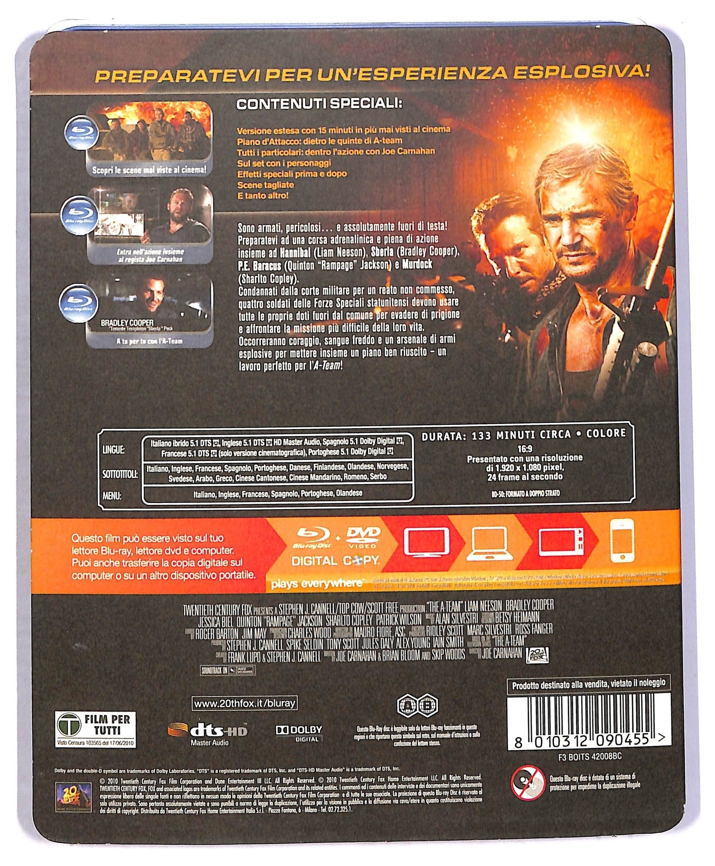 EBOND A-Team versione estesa + digital copy + DVD BLURAY D800003