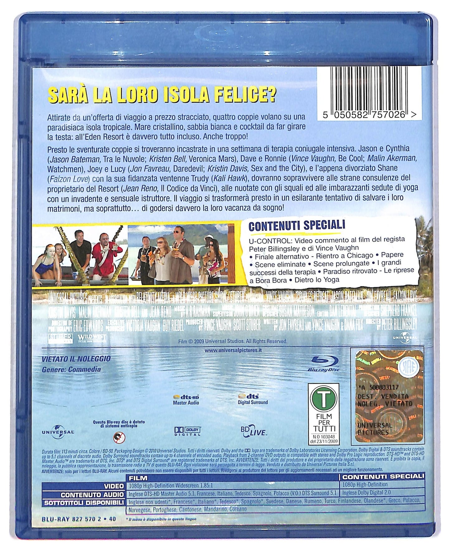 EBOND L'isola delle coppie BLURAY BLURAY D800024