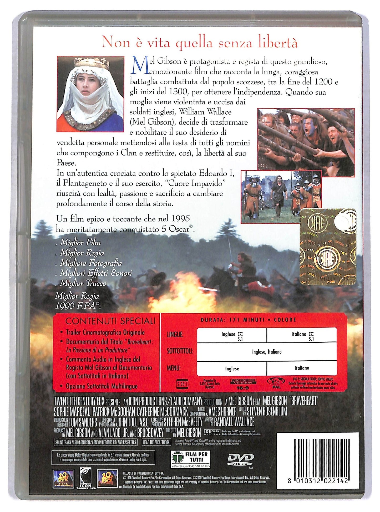 EBOND braveheart - 2 DVD  DVD D800105