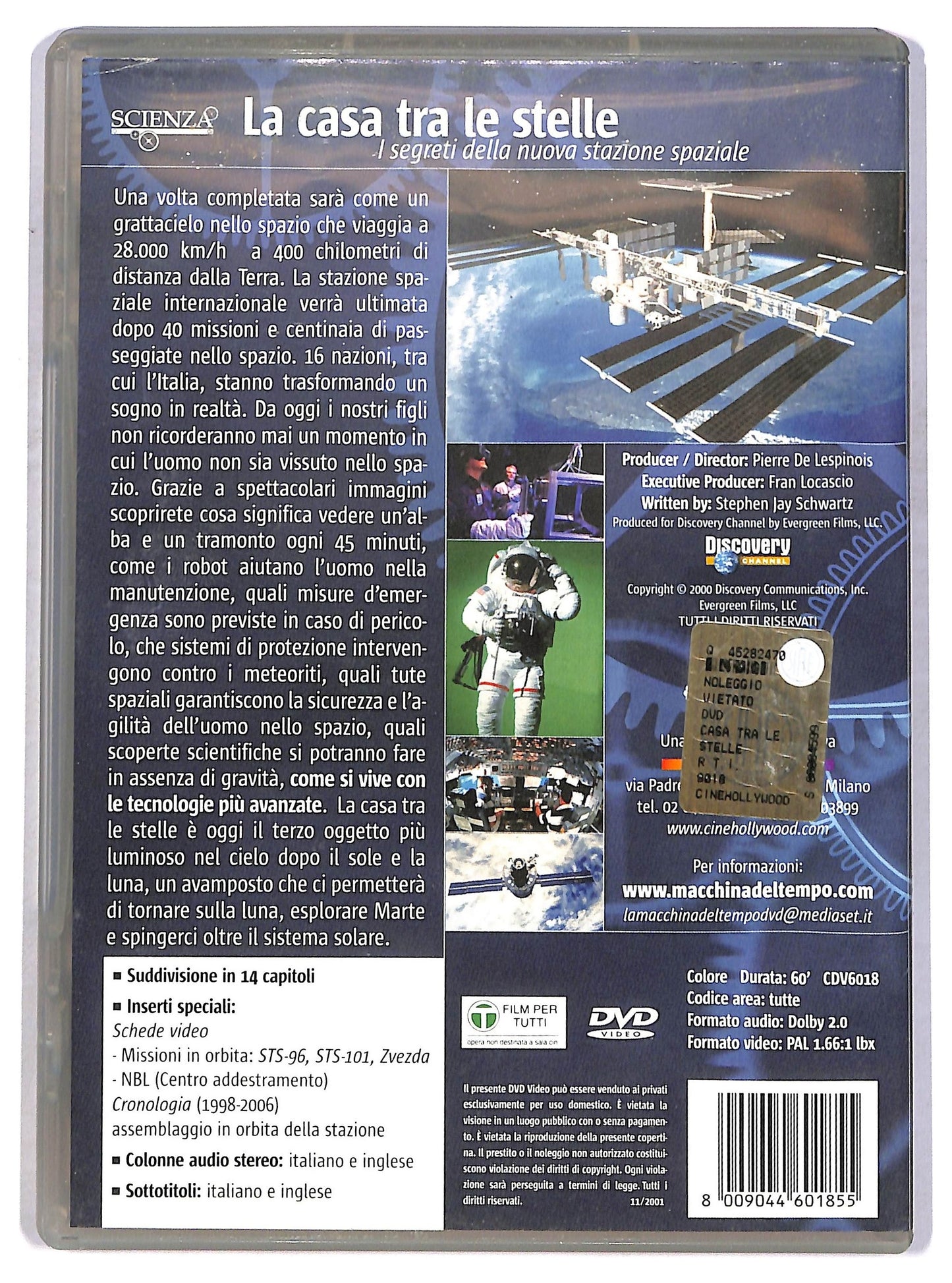 EBOND La casa tra le stelle, I segreti della nuova stazione spaziale DVD D800215