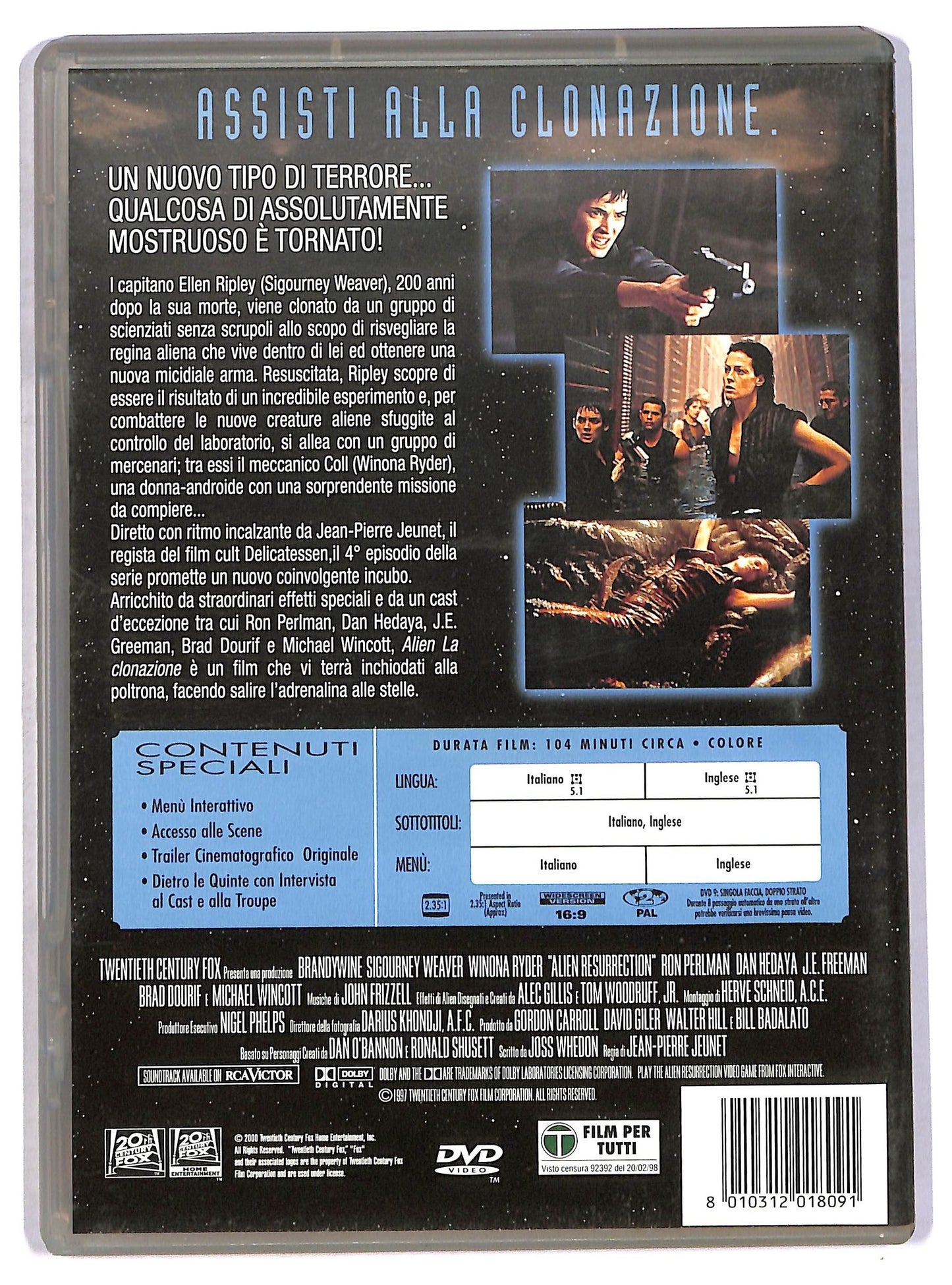 EBOND Alien - La clonazione DVD D800219
