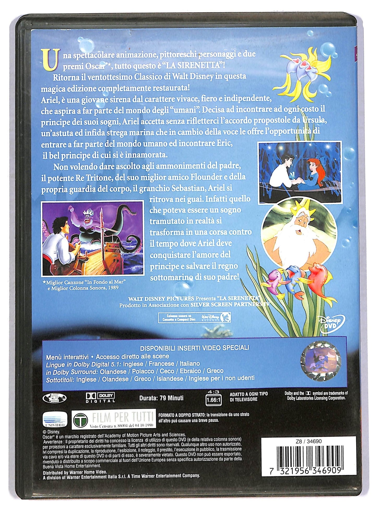 EBOND La sirenetta DVD D800234