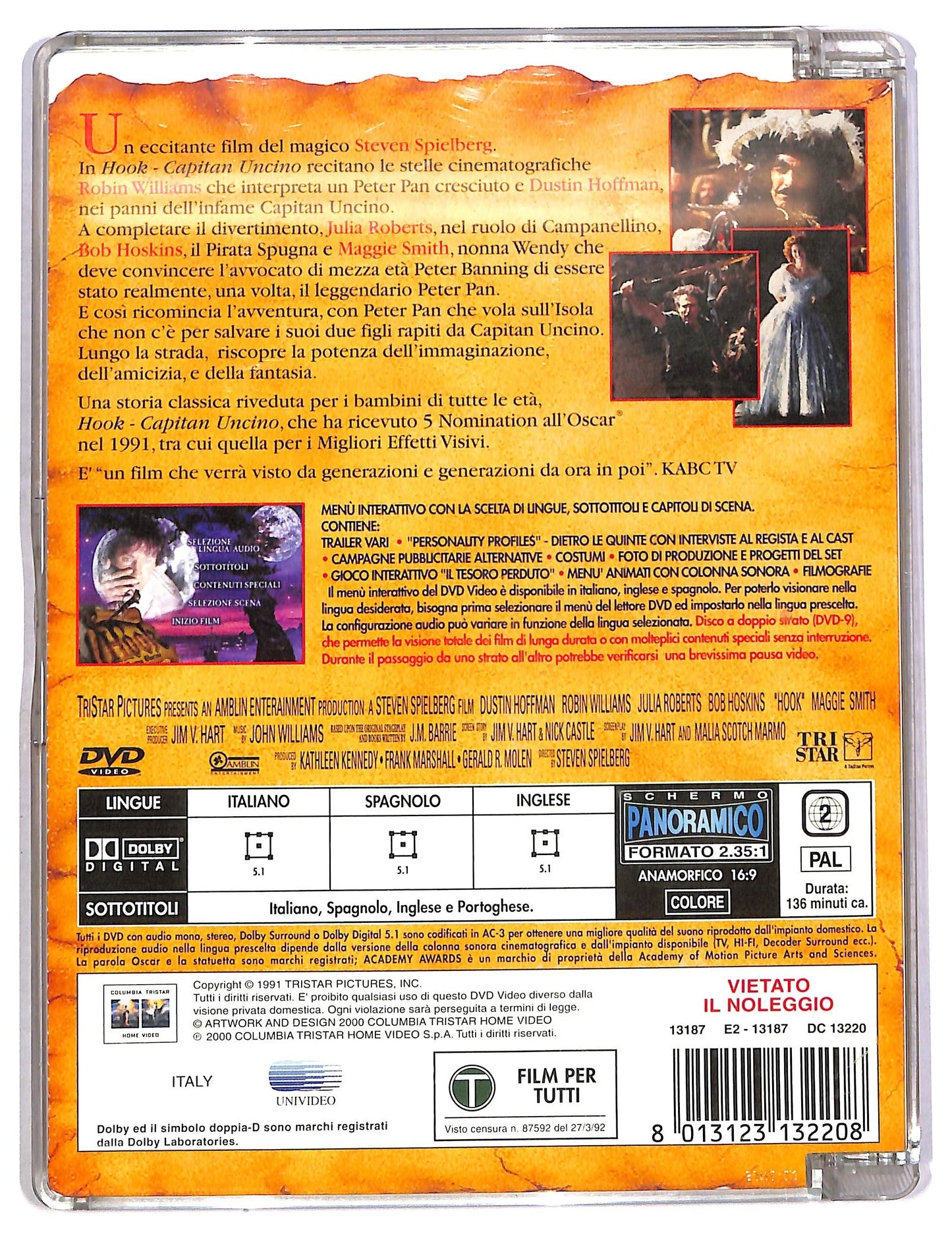 EBOND Hook - Capitan Uncino Collector's Edition  SJB DVD D800241