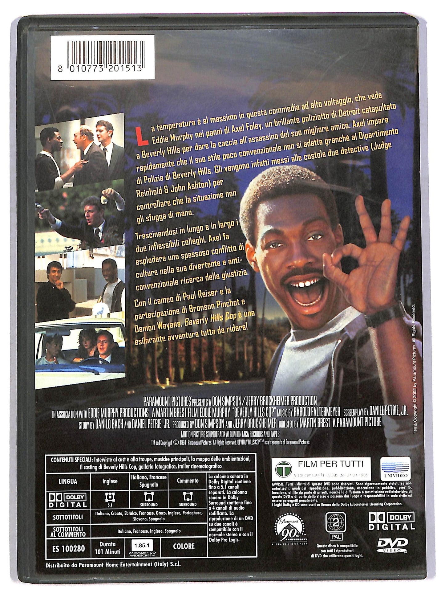 EBOND Beverly Hills Cop Un piedipiatti a Beverly Hills  DVD D800251