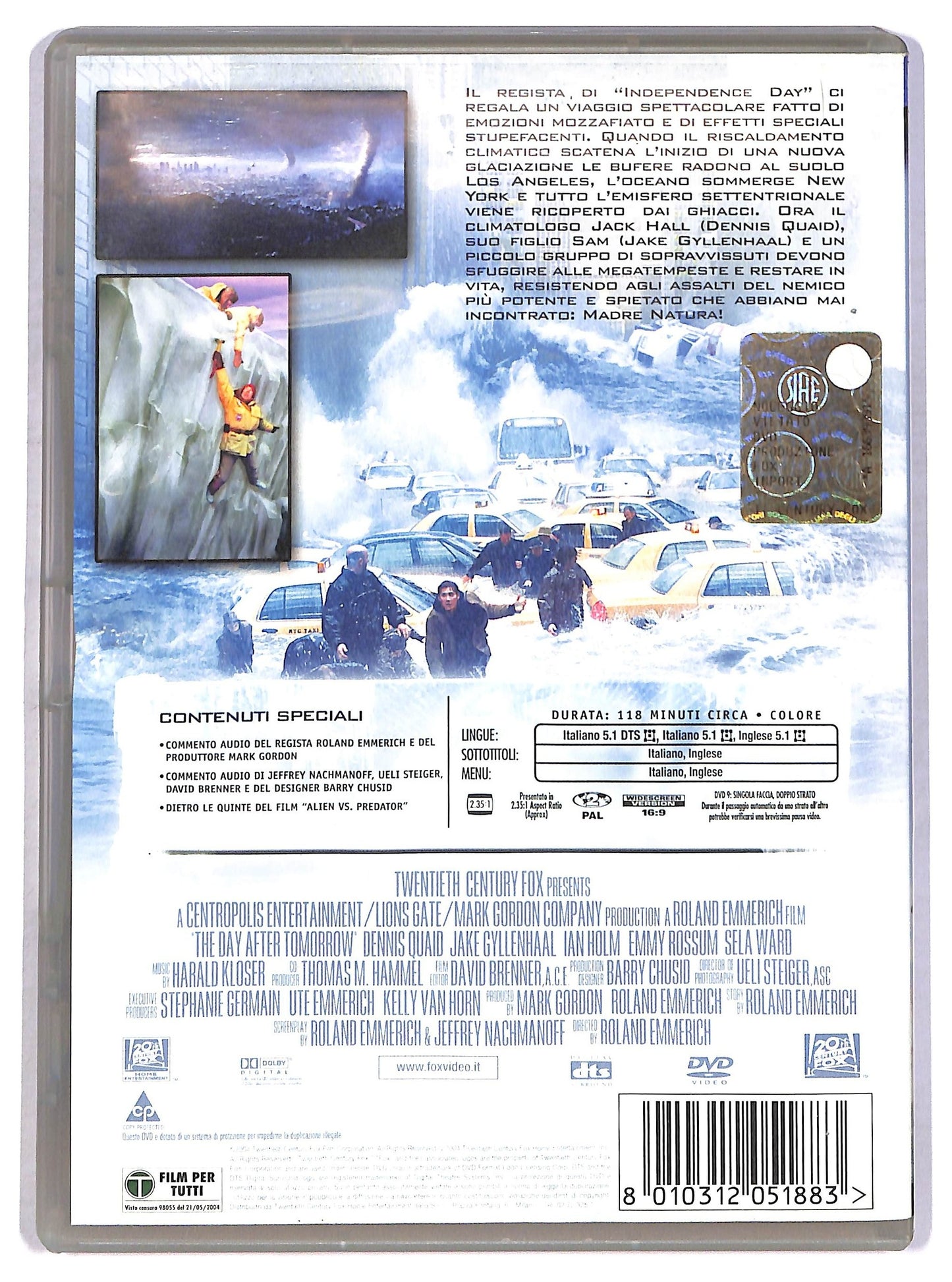 EBOND The Day After Tomorrow - L'alba del giorno dopo DVD D800261