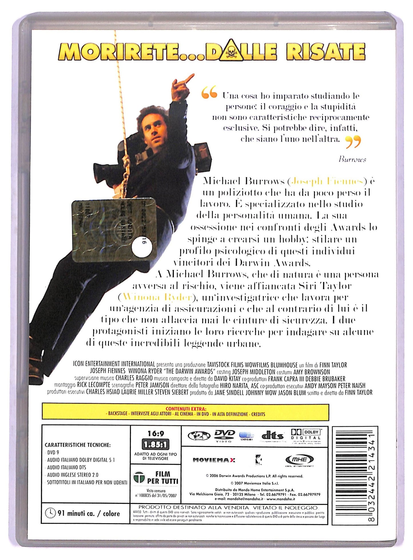EBOND The Darwin Awards - Suicidi accidentali per menti poco evolute DVD D800311