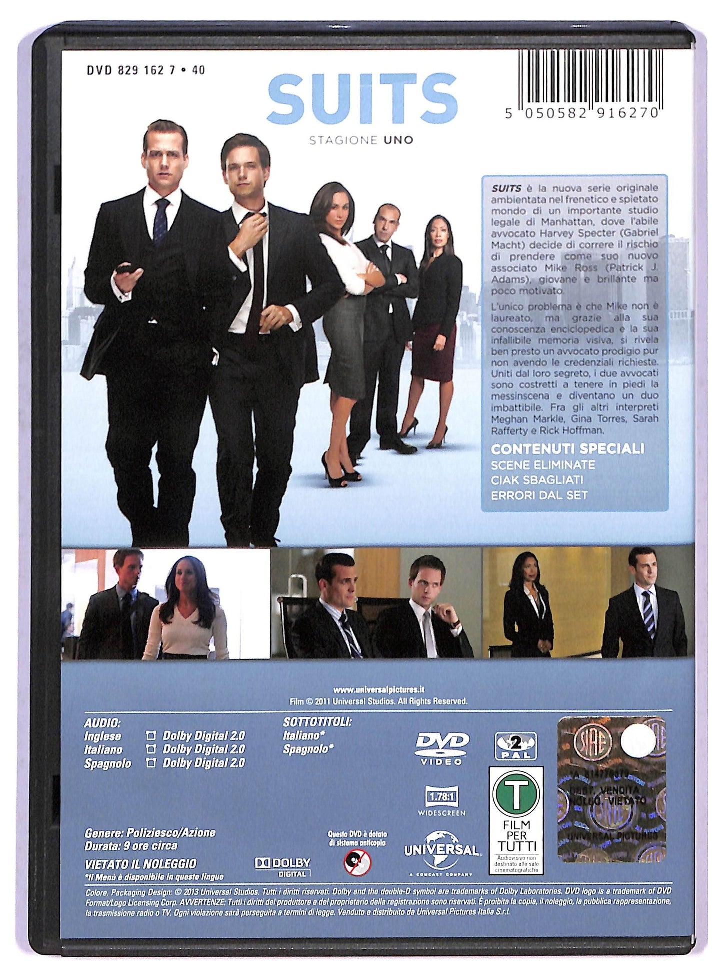 EBOND Suits stagione uno DVD D800340