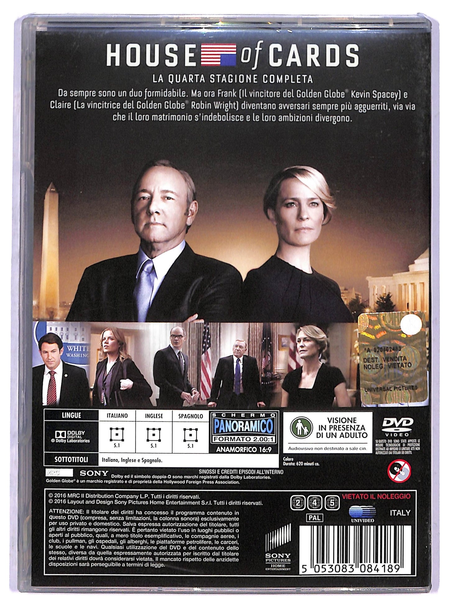 EBOND House Of Cards , Stagione 4 DVD D800444