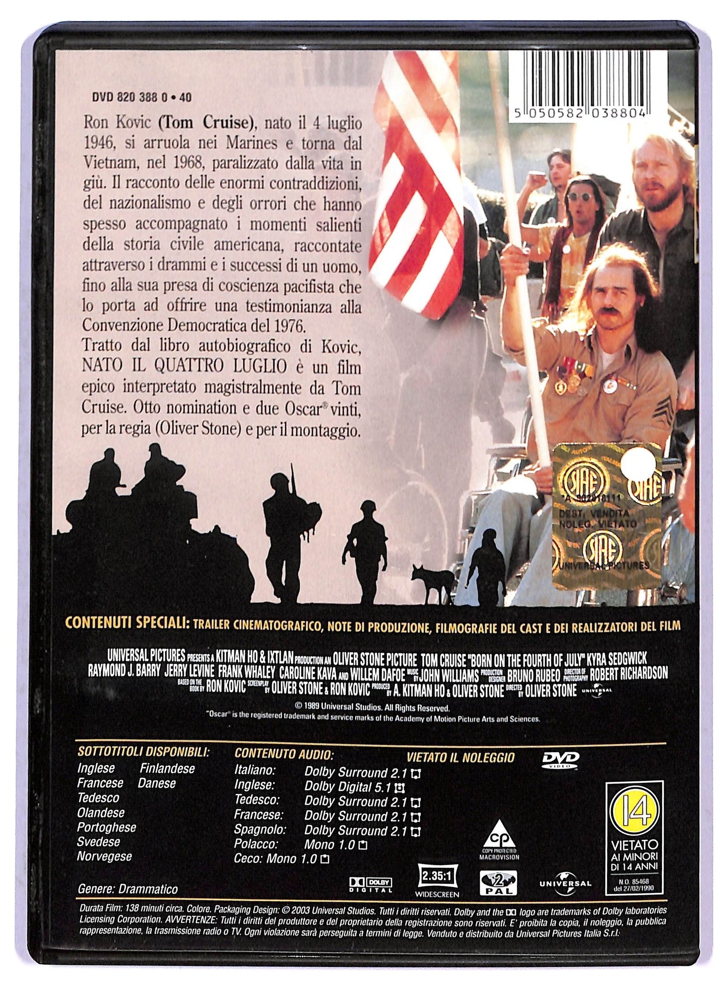 EBOND nato il quattro luglio DVD D800606