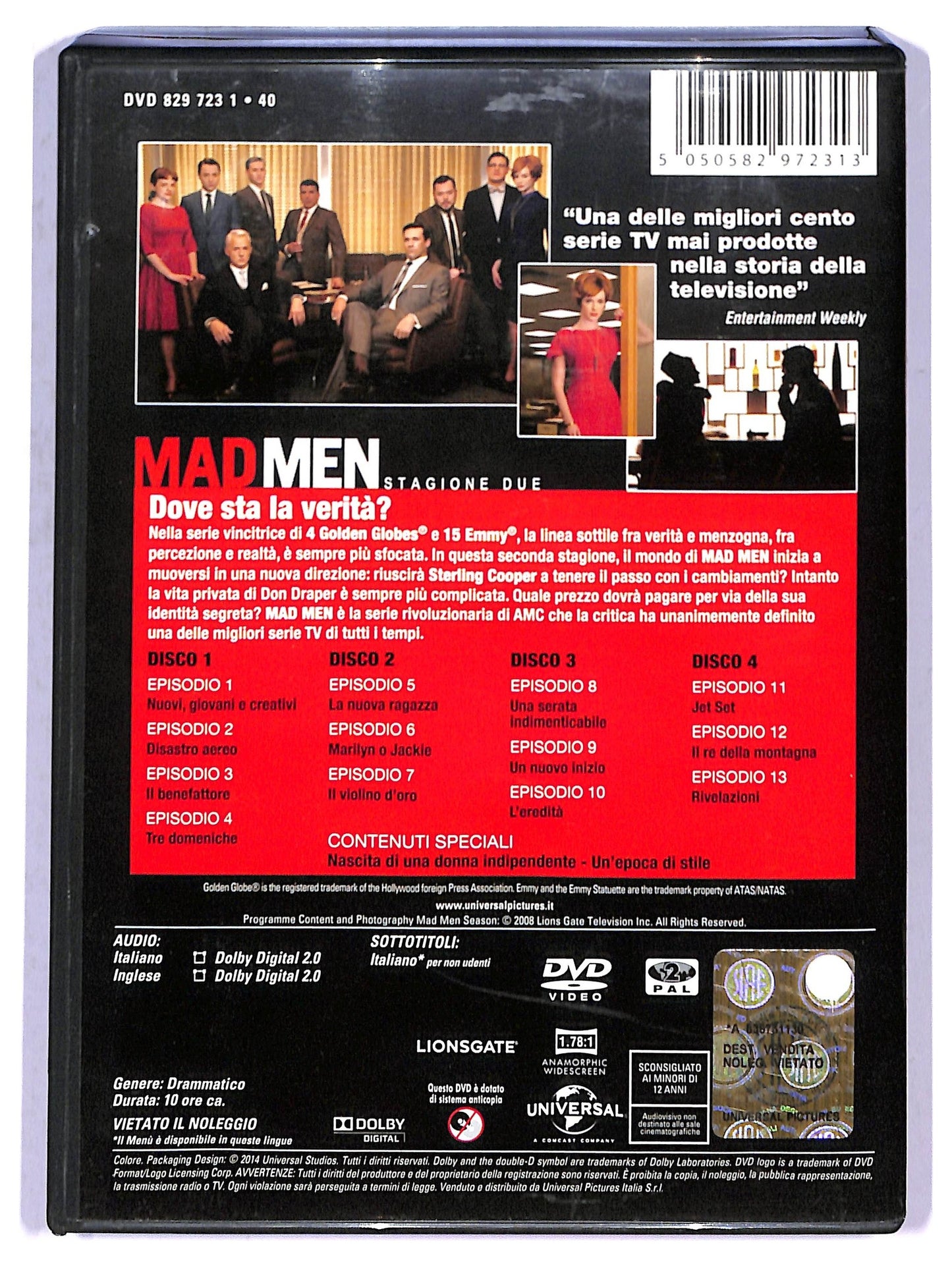 EBOND Mad Men , Stagione 2 DVD D800649