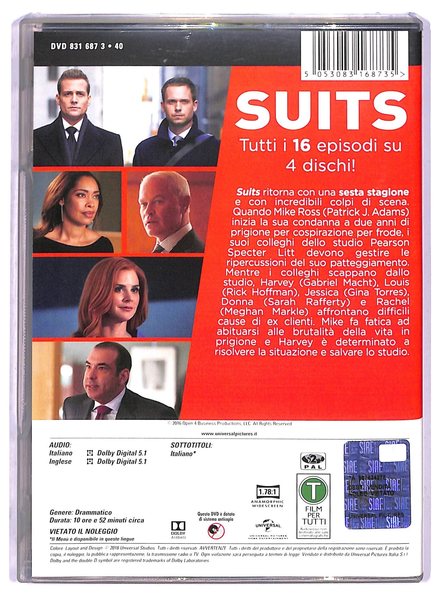 EBOND Suits sesta stagione DVD D800716