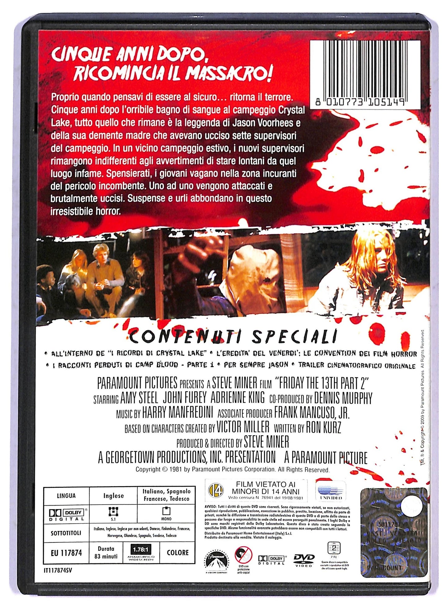 EBOND Venerdi 13 parte 2 DVD D800803