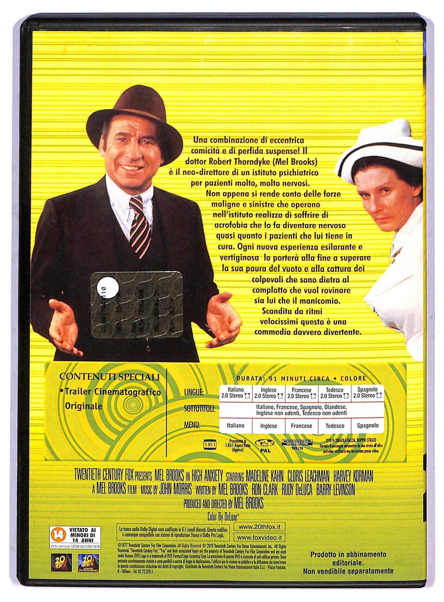 EBOND Alta Tensione EDITORIALE DVD D800829
