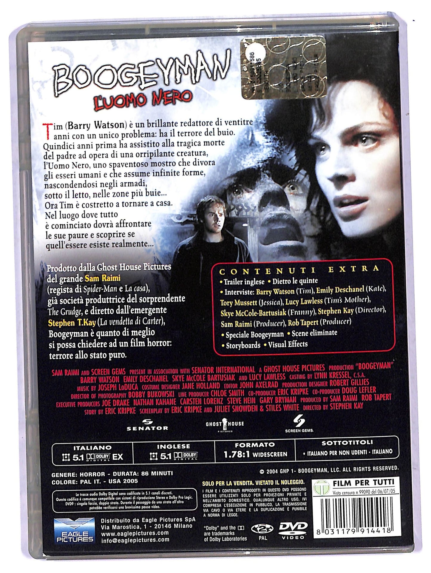 EBOND Boogeyman - l'uomo nero DVD D800849