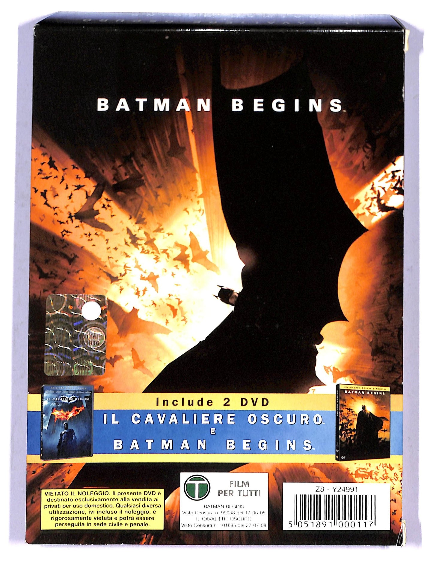 EBOND Batman Begins - Il Cavaliere Oscuro  DVD D800911