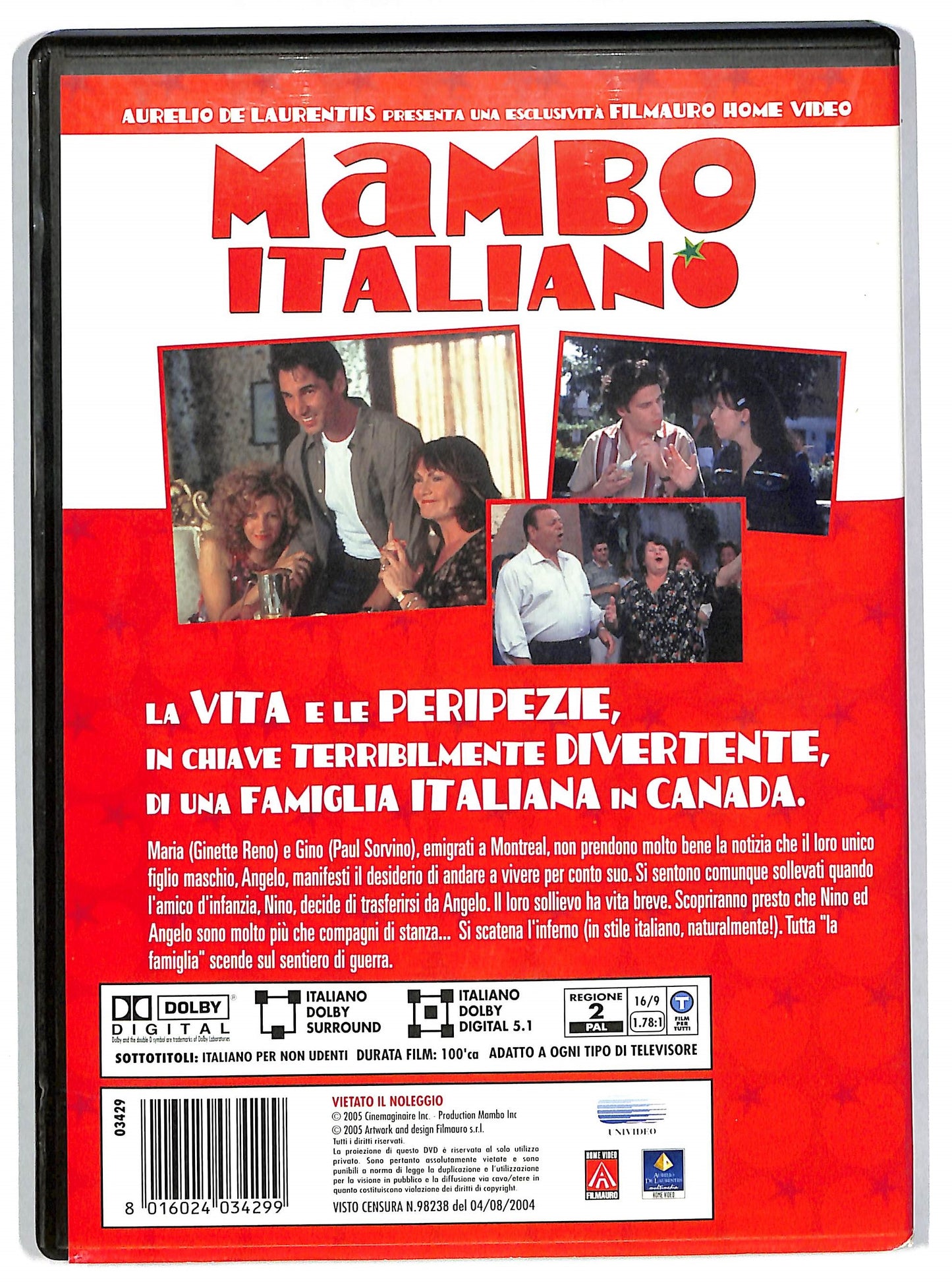 EBOND Mambo italiano DVD D801017