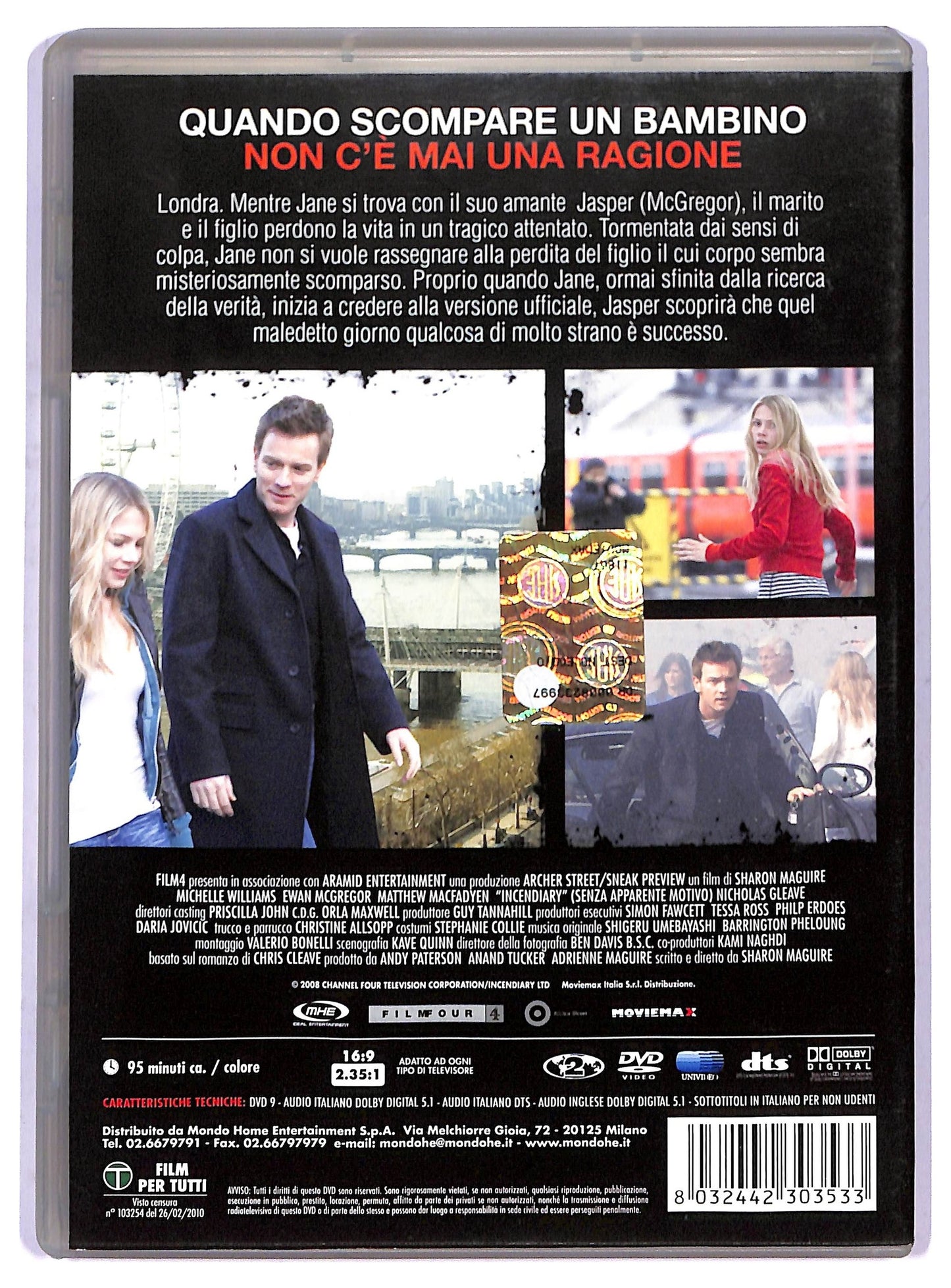 EBOND Senza Apparente Motivo DVD Ex Noleggio D801019