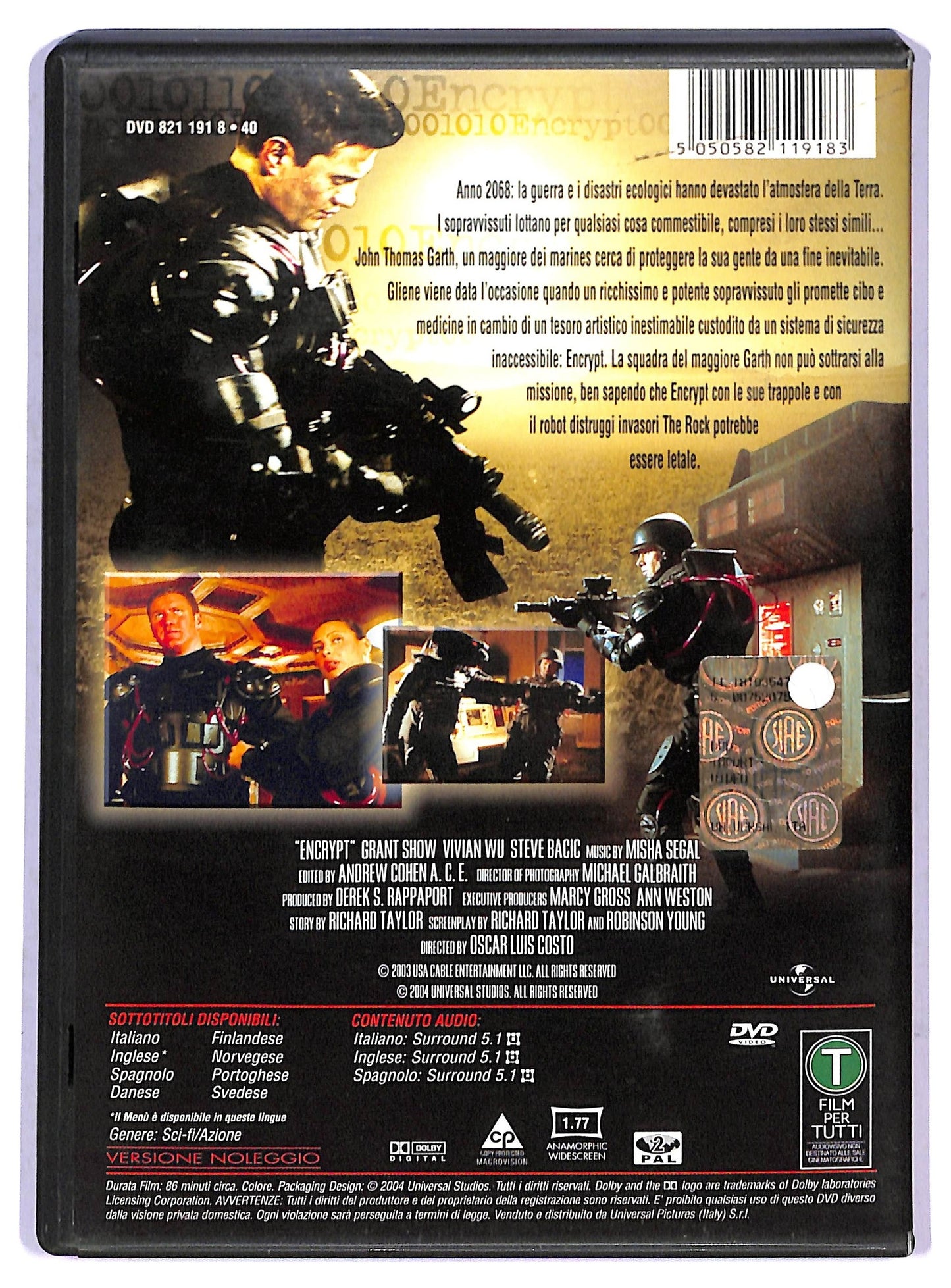 EBOND Encrypt NOLEGGIO DVD D801031