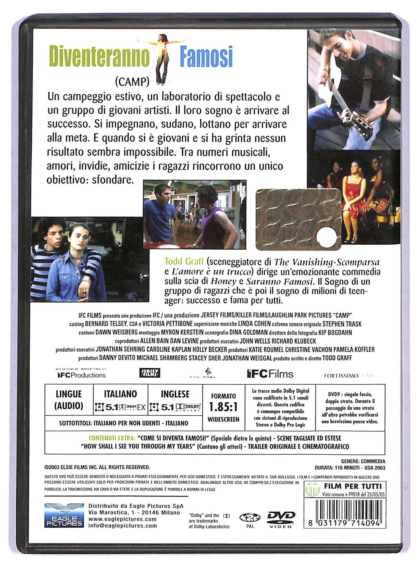 EBOND Diventeranno famosi NOLEGGIO DVD D801048