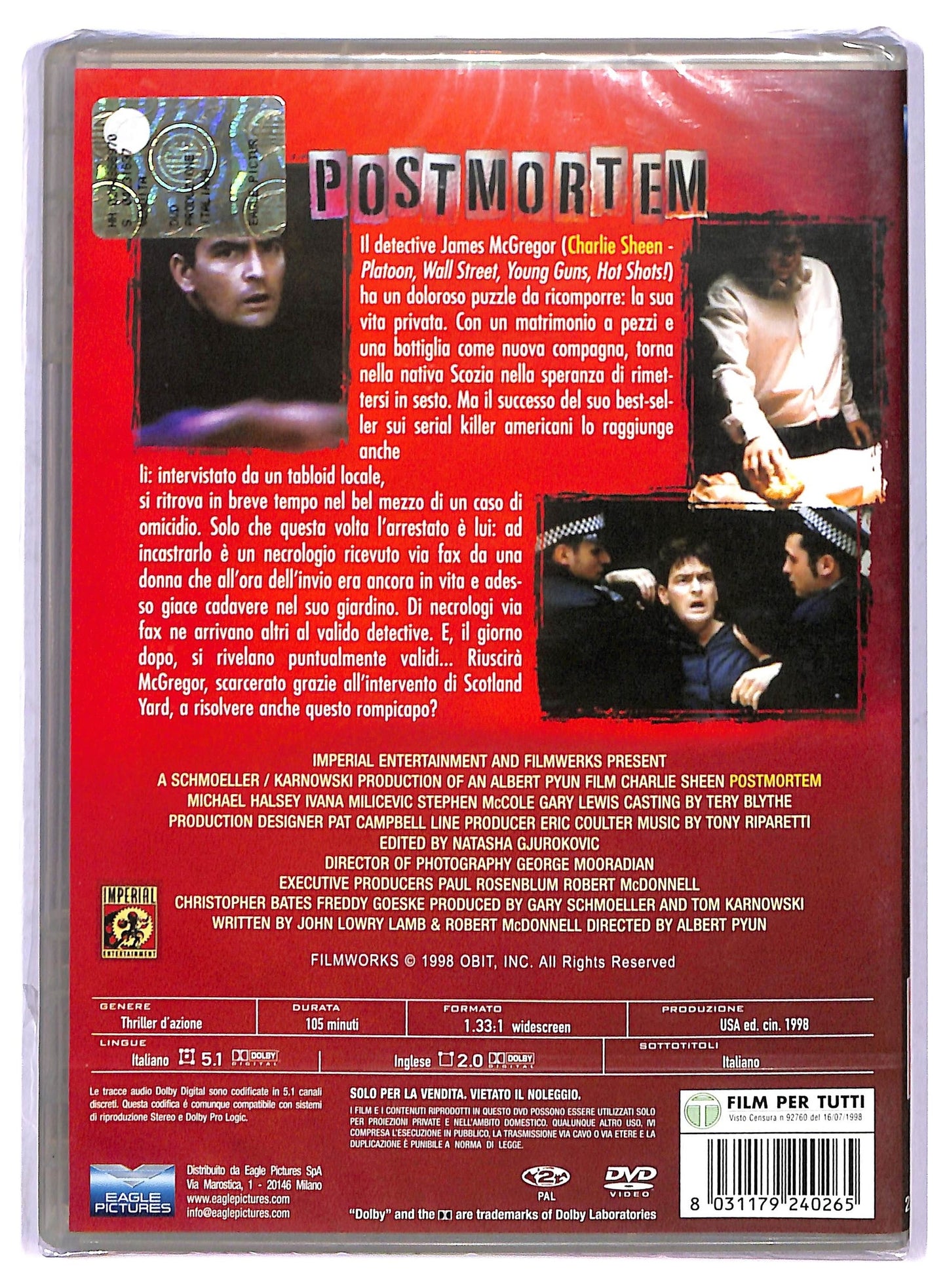EBOND postmortem DVD D801102
