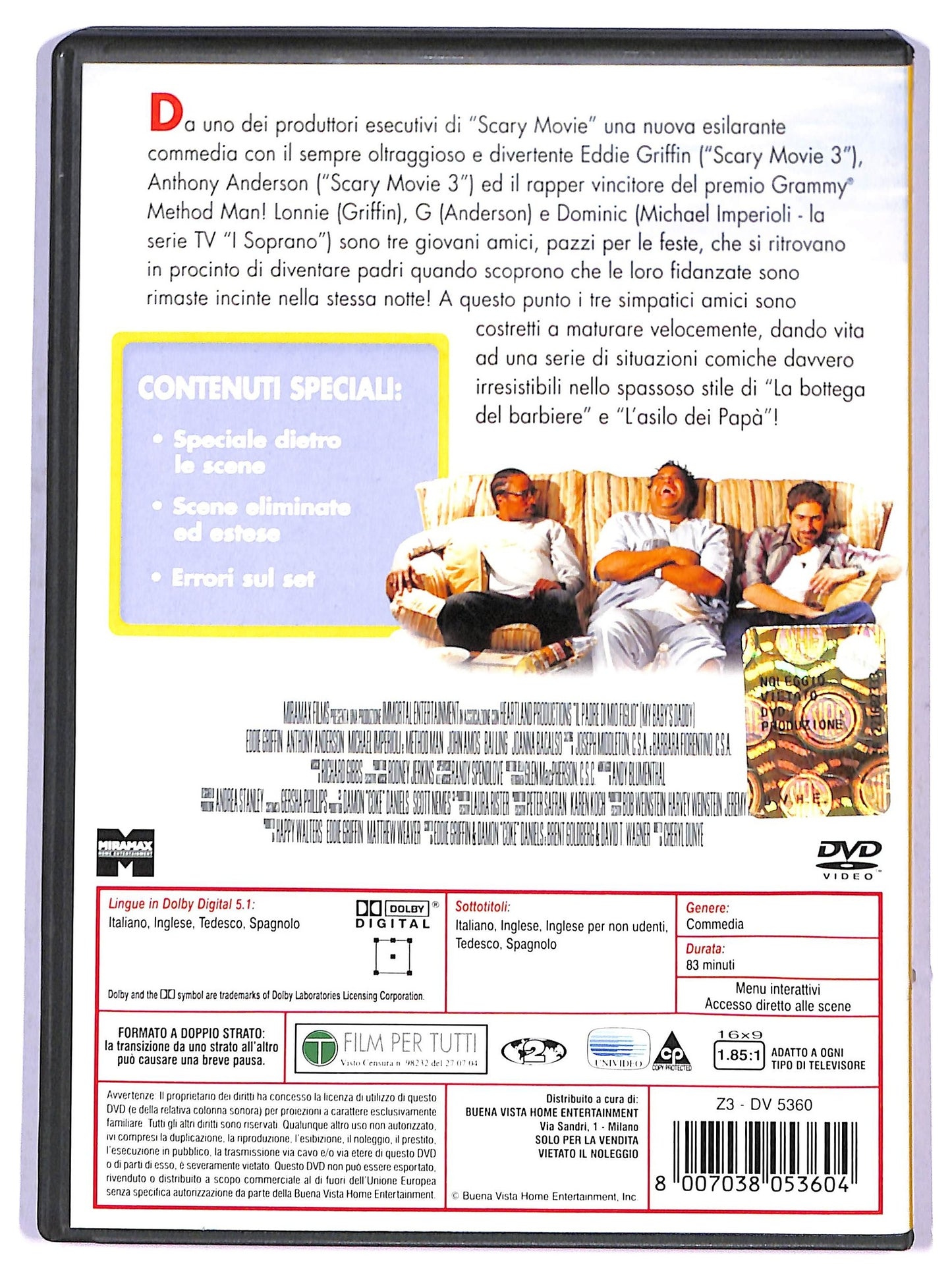 EBOND Il padre di mio figlio NOLEGGIO DVD D801105