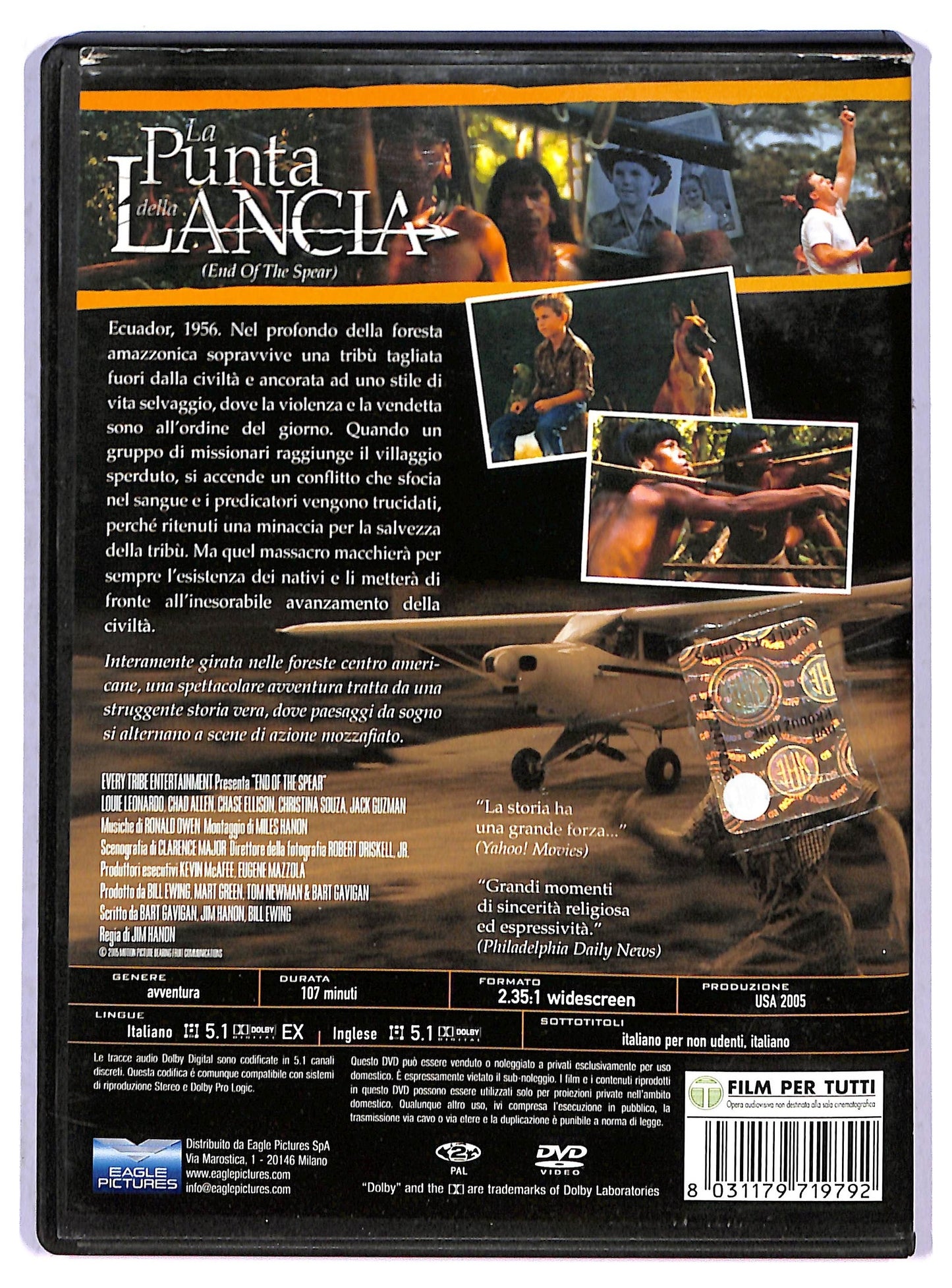 EBOND La punta della lancia NOLEGGIO DVD D801110