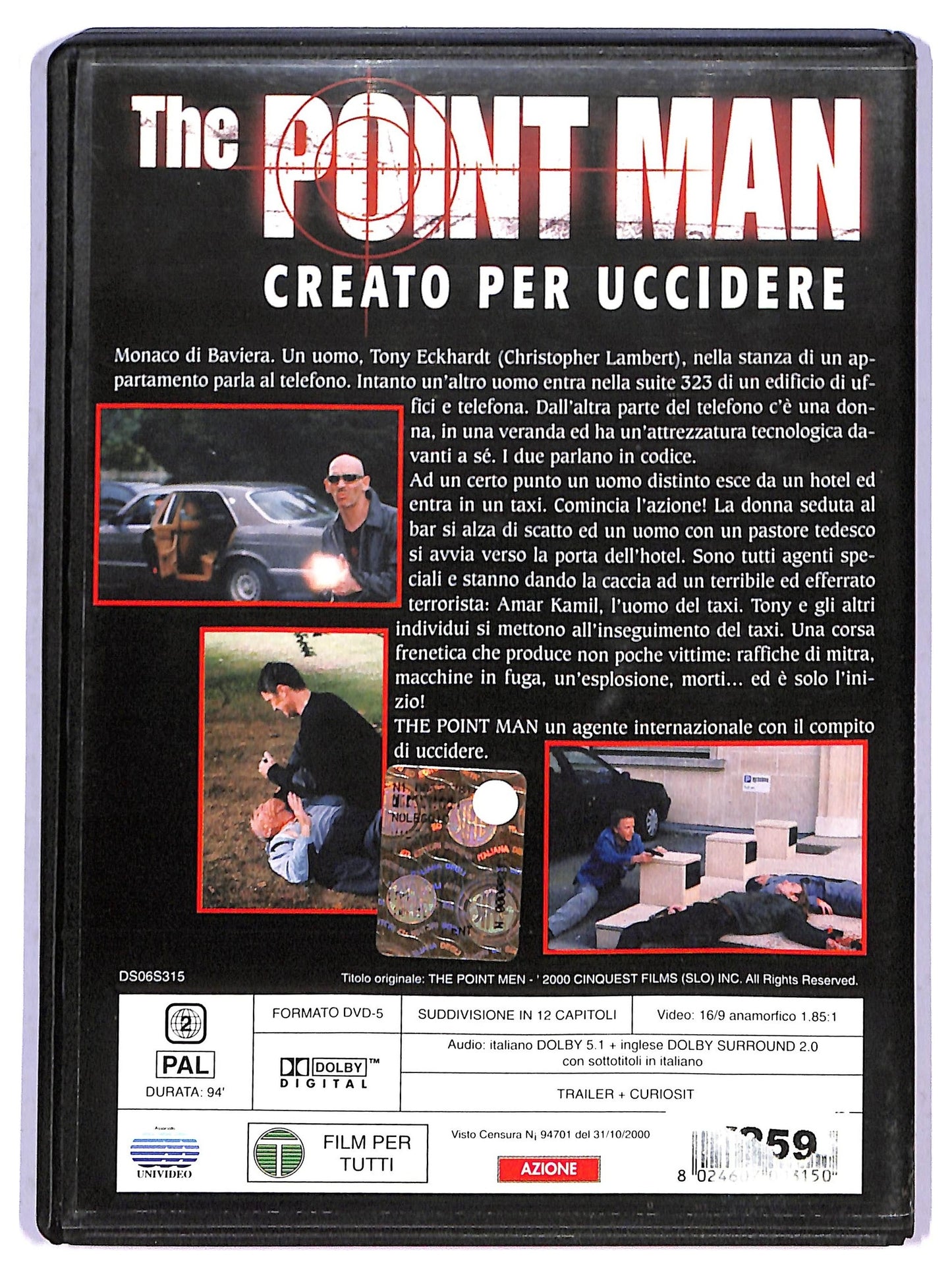 EBOND The Point Man - Creato per uccidere DVD D801124