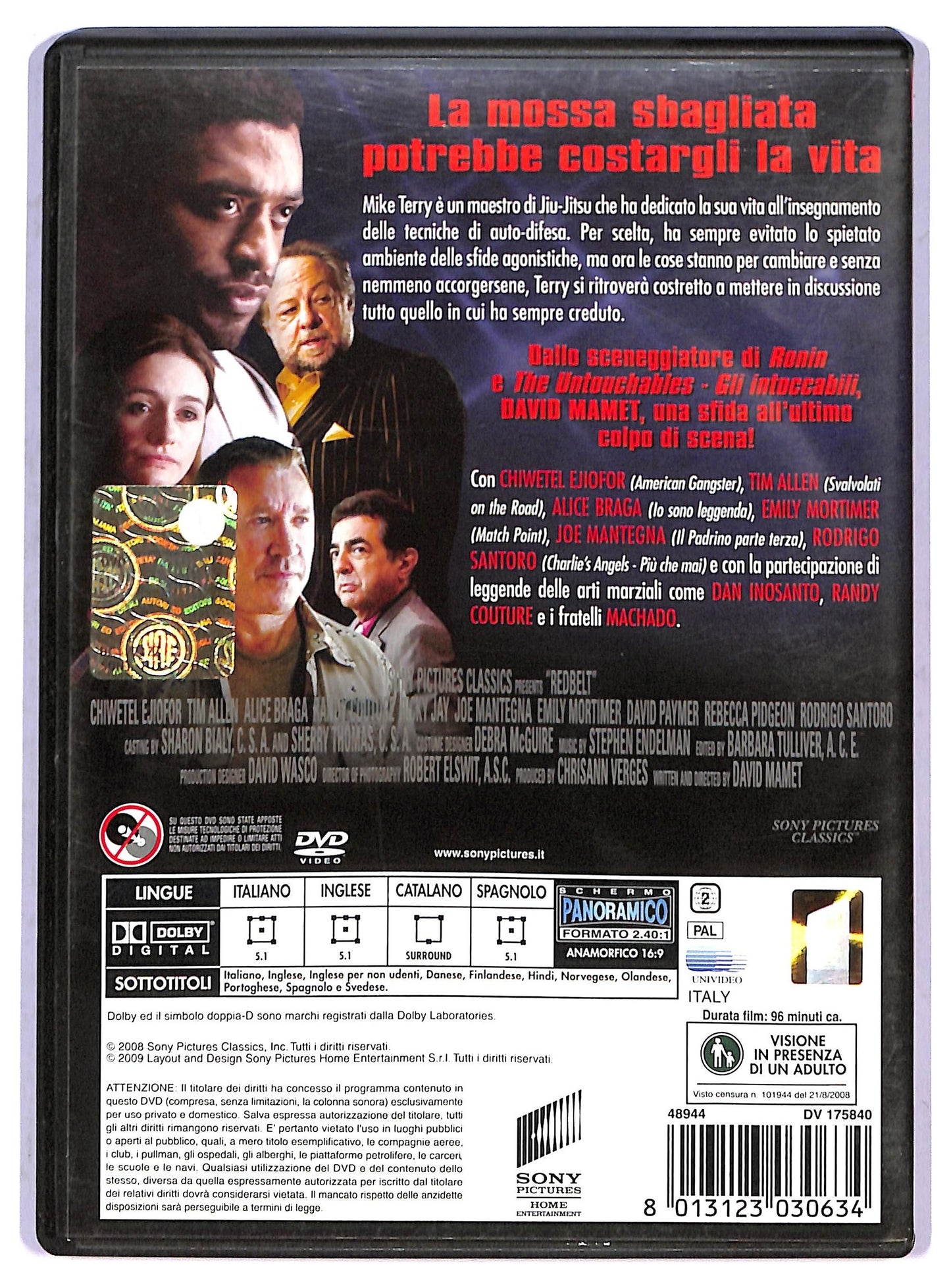 EBOND redbelt  NOLEGGIO DVD D801126