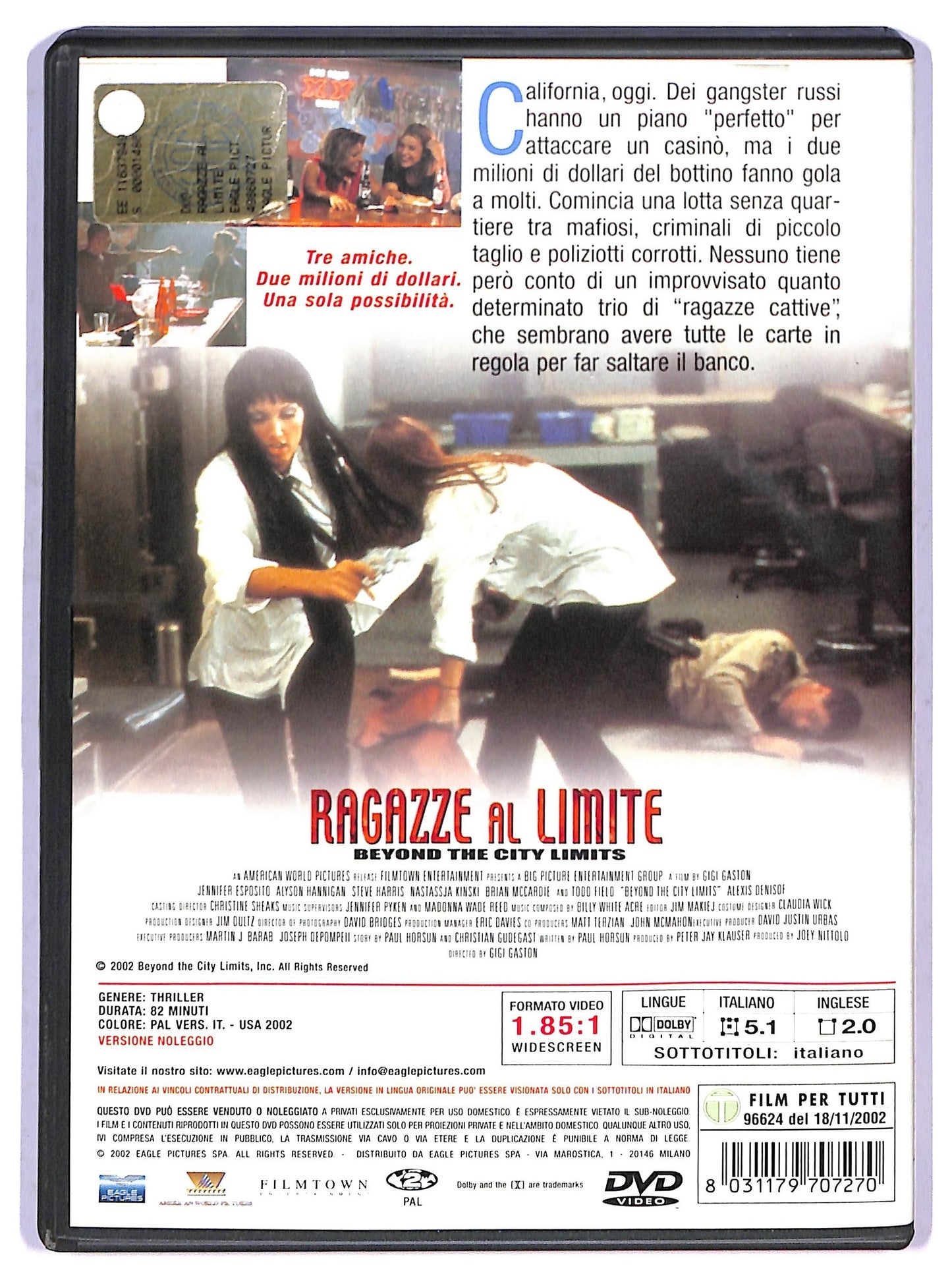 EBOND Ragazze al limite NOLEGGIO DVD D801128