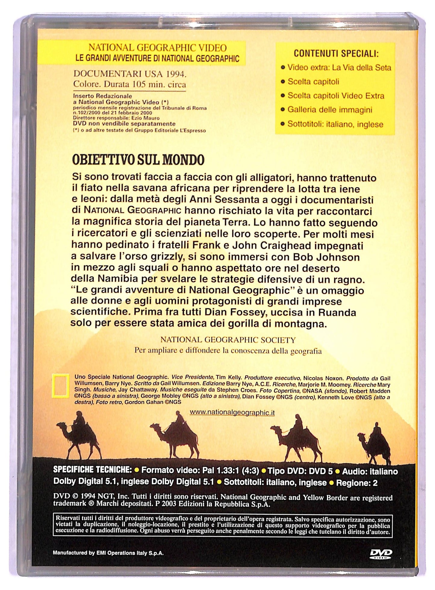 EBOND Le Grandi Avventure Di National Geographic Vol. 2 DVD Editoriale D801216