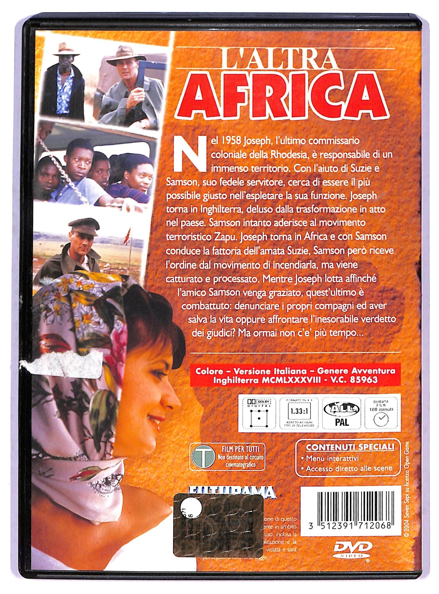 EBOND L' Altra Africa DVD D801222