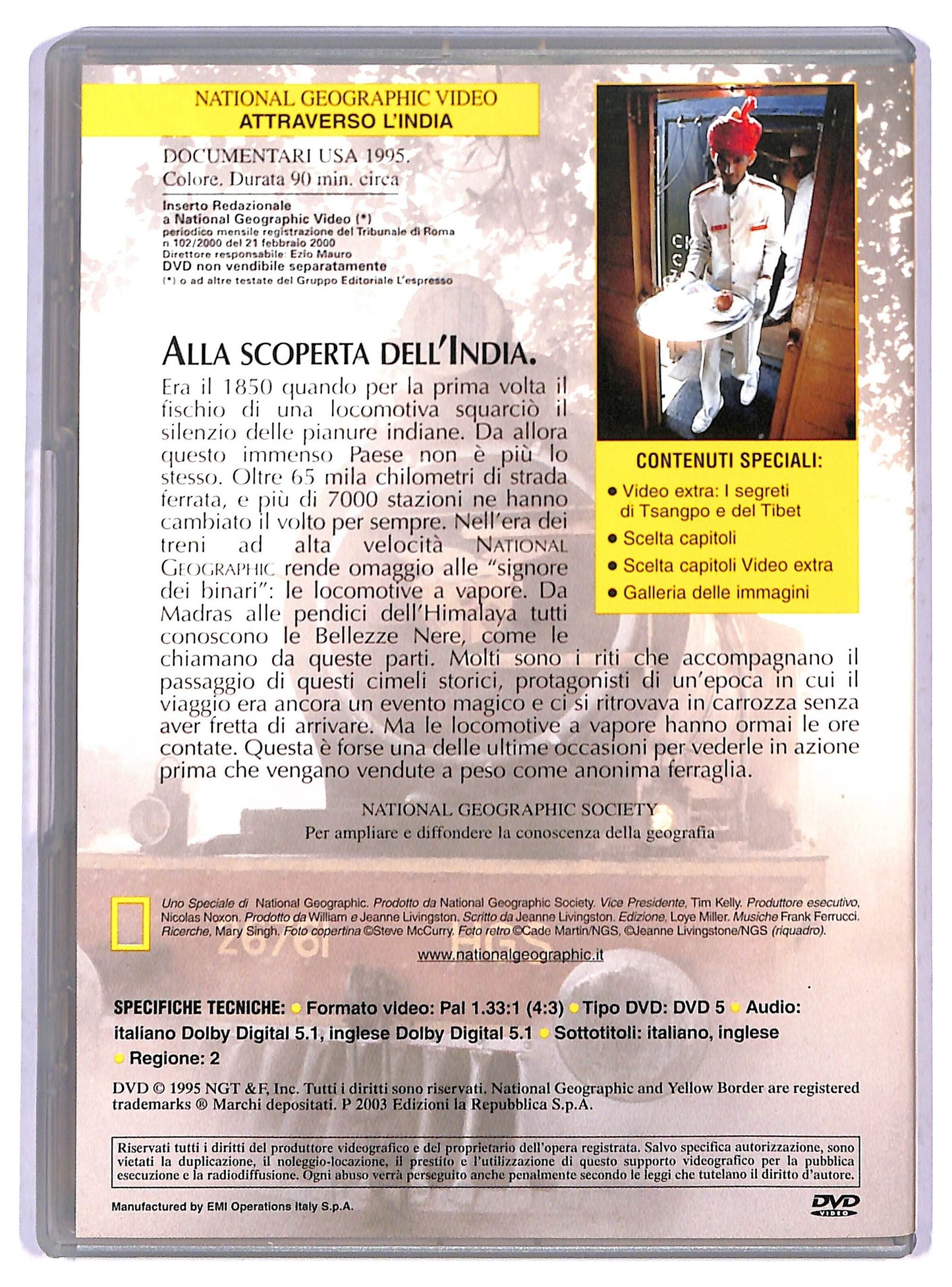 EBOND Attraverso L'india: In Viaggio Sul - National Geographic Vol.4 DVD D801248