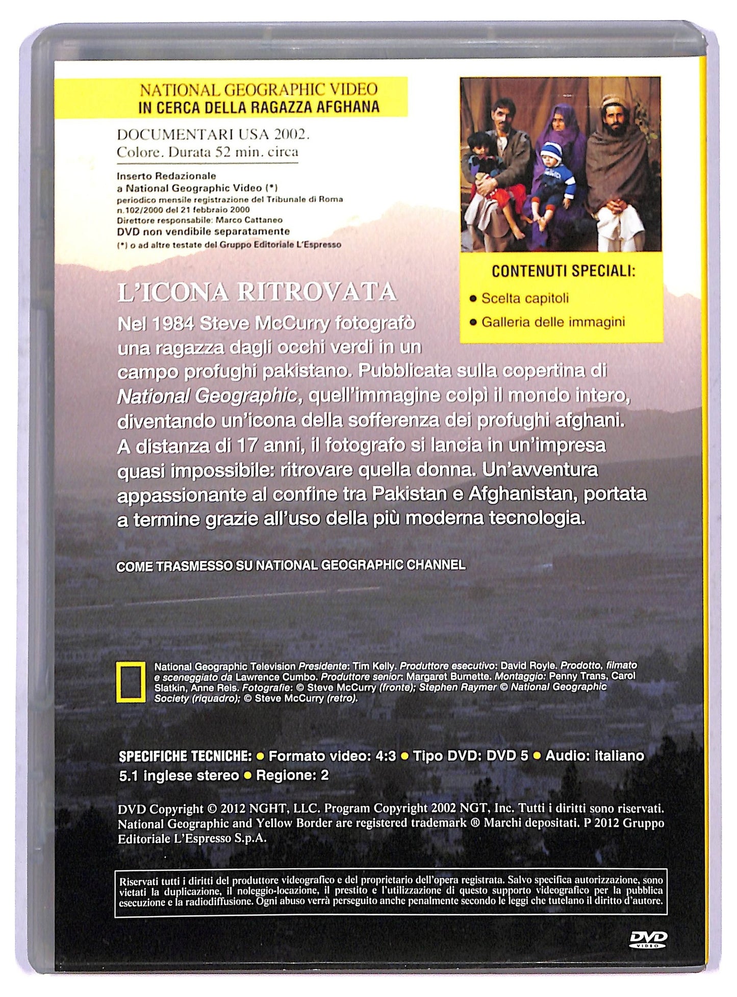 EBOND In Cerca Della Ragazza Afghana- National Geographic Vol.107 DVD D801315
