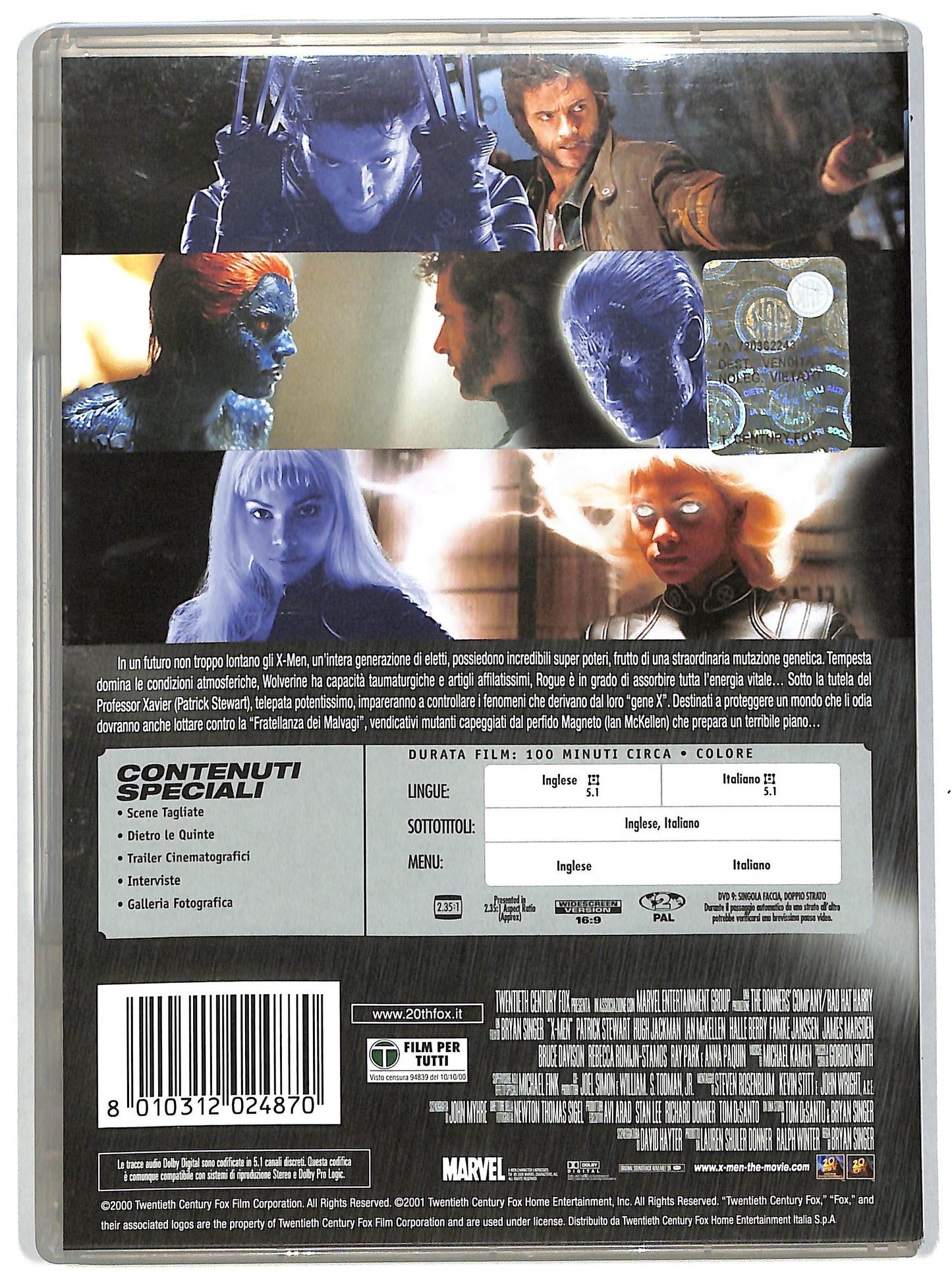 EBOND X-Men DVD D801327