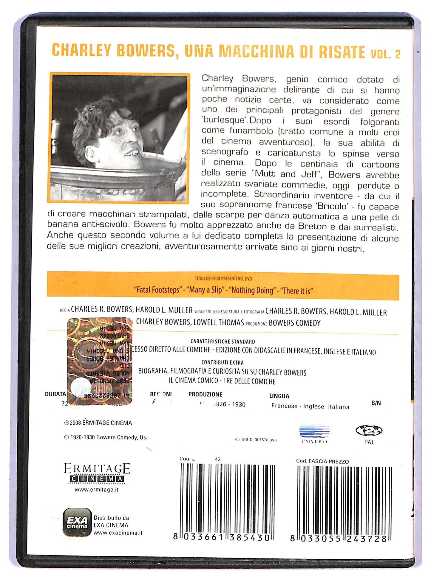 EBOND Charley bowers una macchina di risate volume 2 EDITORIALE DVD D801334