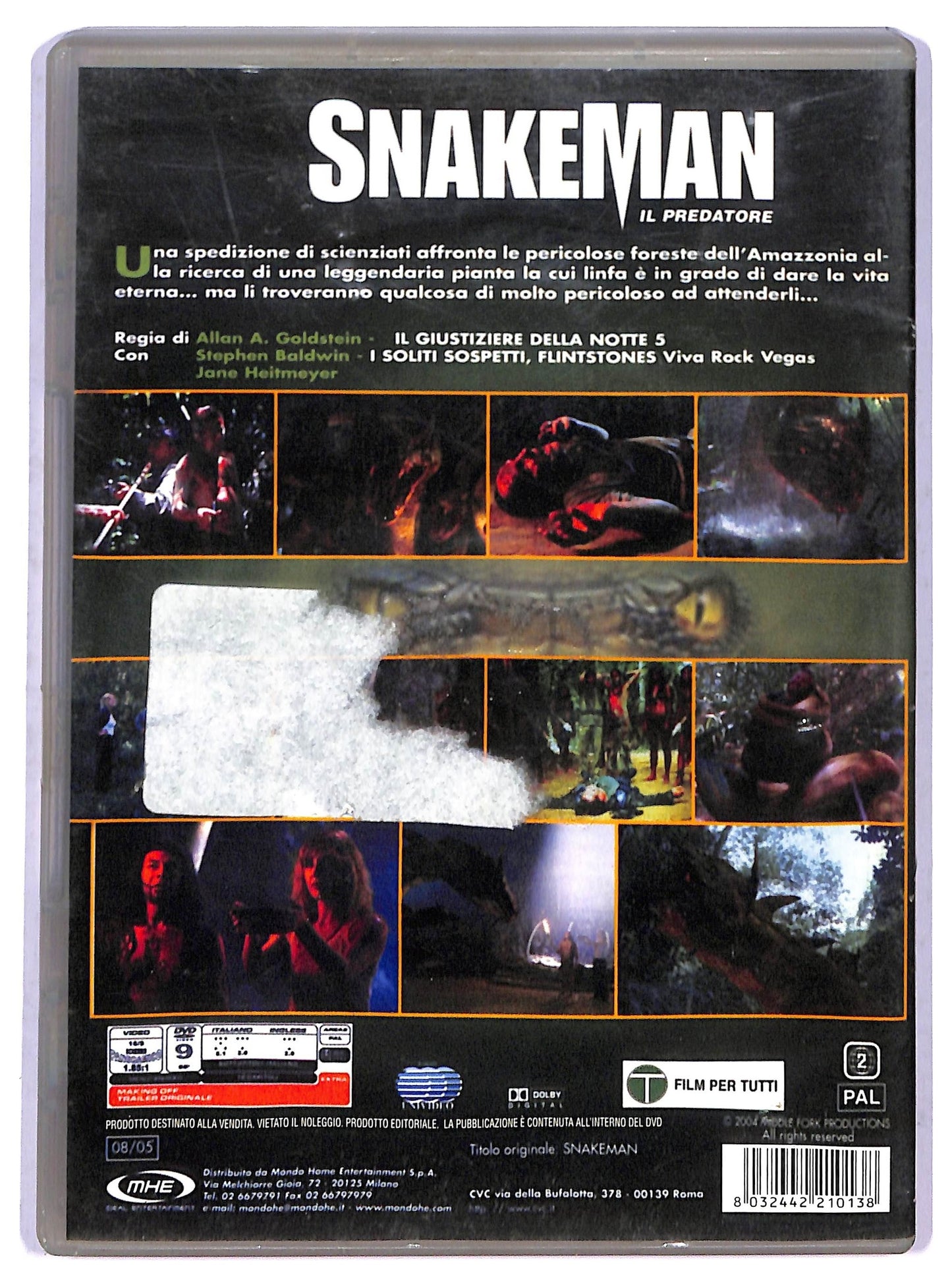 EBOND Snakeman - Il Predatore  DVD D801338
