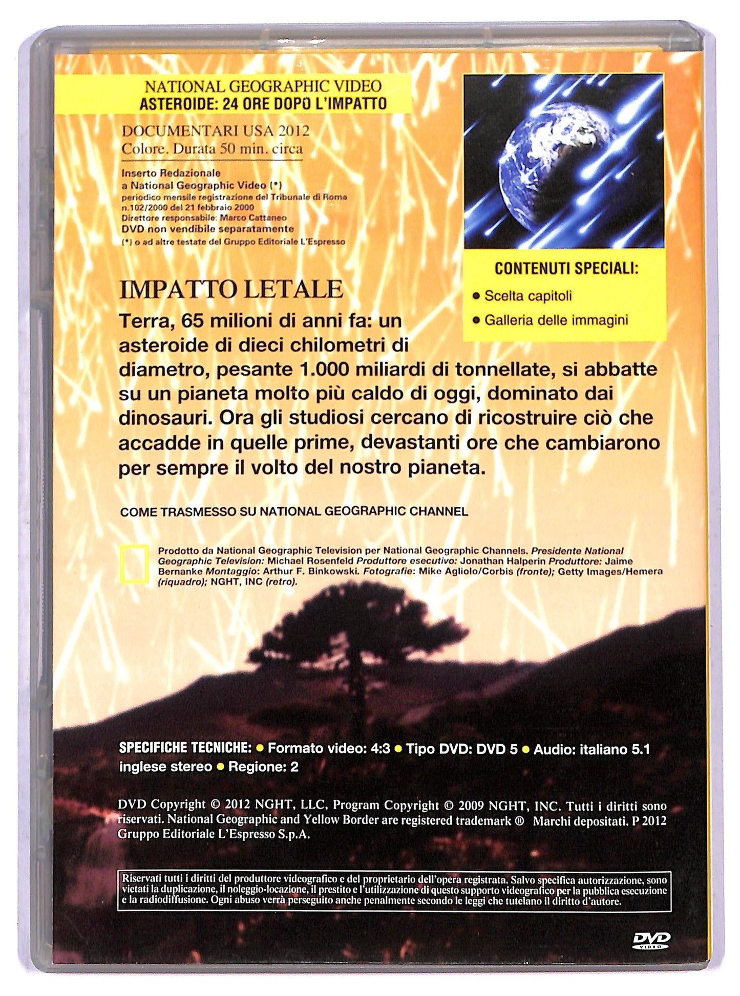 EBOND Asteroide 24 Ore Dopo L'impatto -  National Geographic Vol.118 DVD D801350