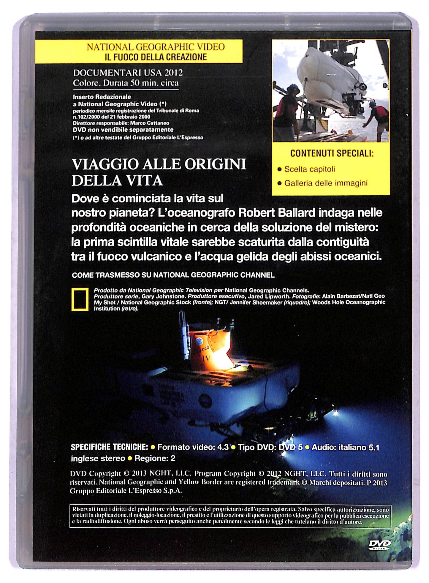 EBOND Spedizione Negli Abissi Il Fuoco - National Geographic Vol.123 DVD D801411