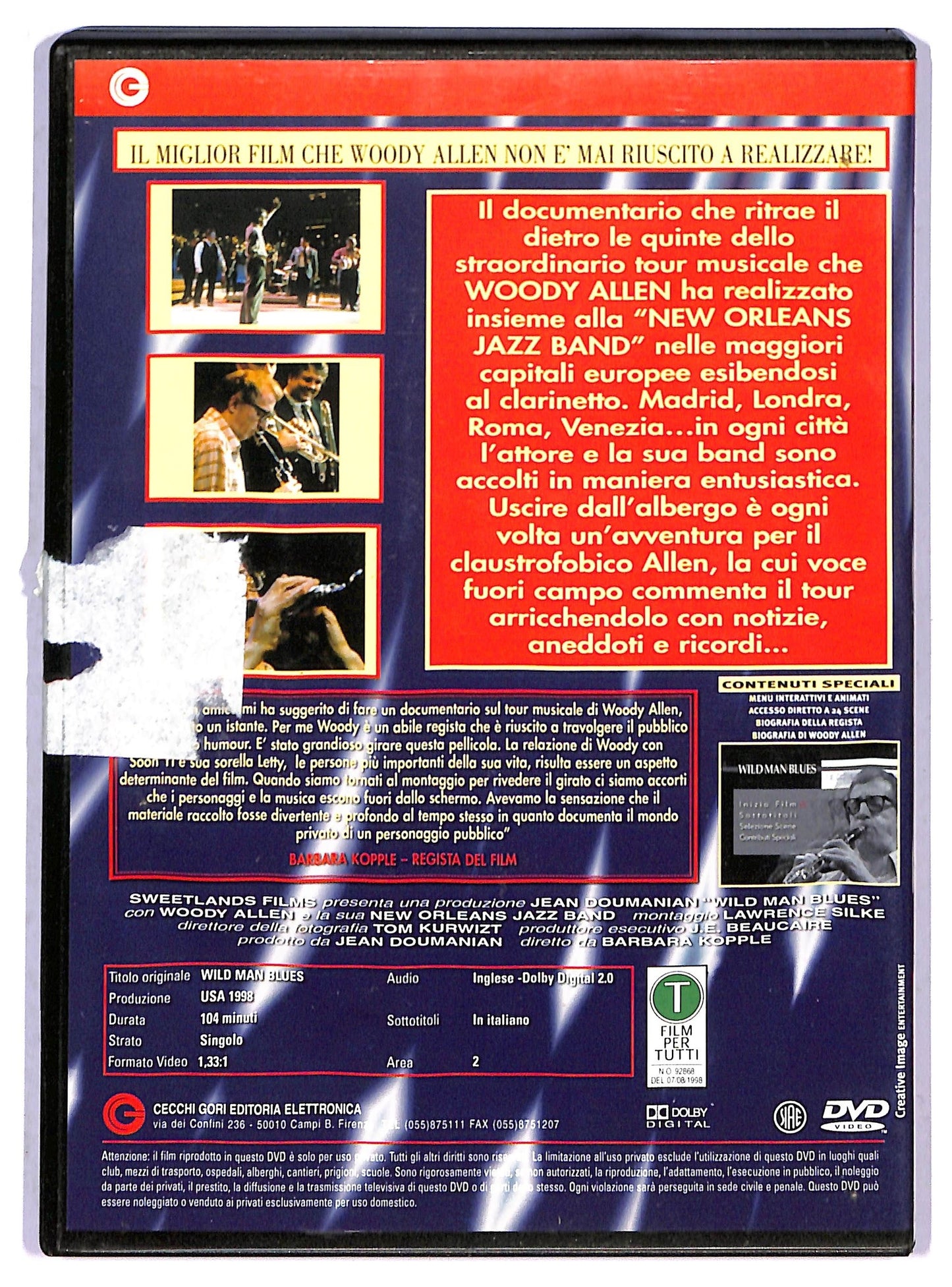 EBOND Wild Man Blues EDITORIALE DVD D801438
