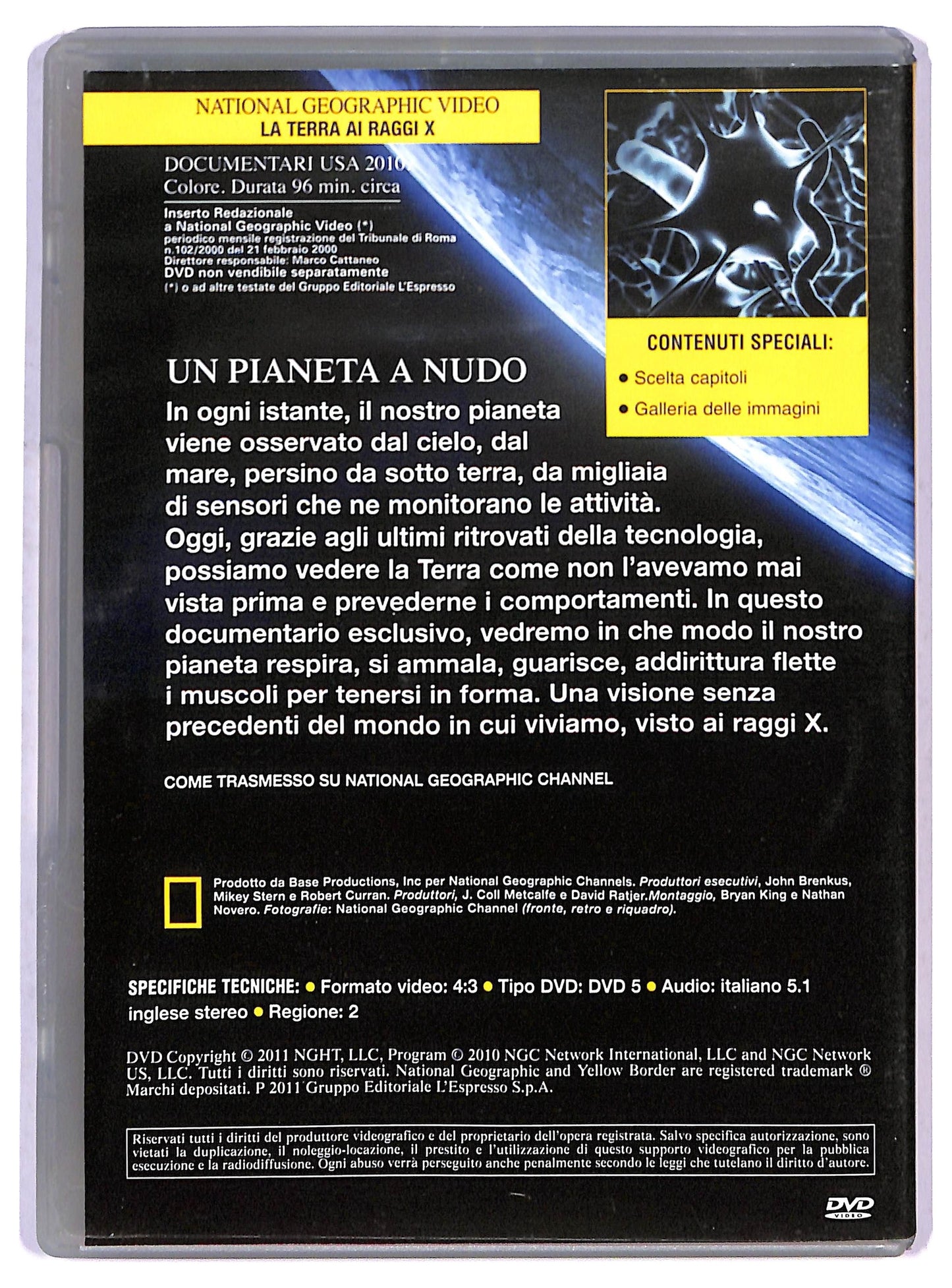 EBOND National Geographic - La Terra Ai Raggi x DVD D801462