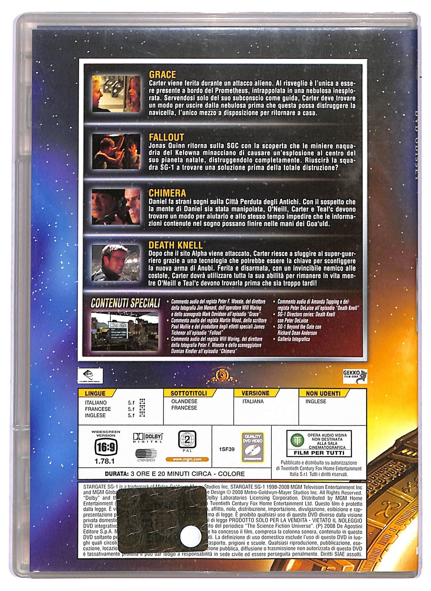 EBOND Stargate dvd odissey sg 1 - file 146 - 149 EDITORIALE DVD D801465