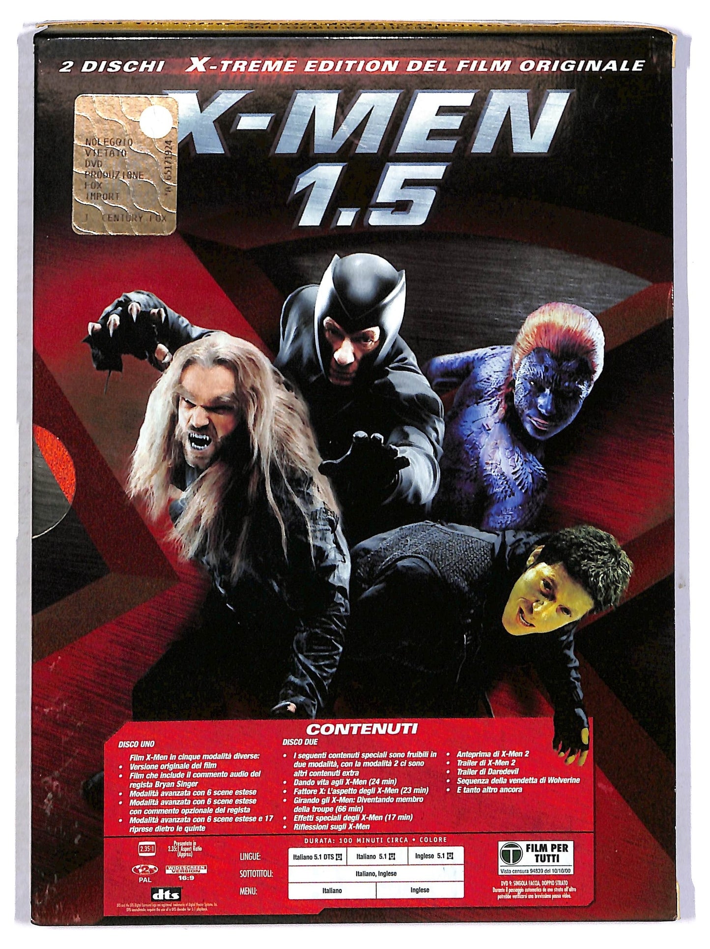 EBOND X Men 1.5  DVD D801525