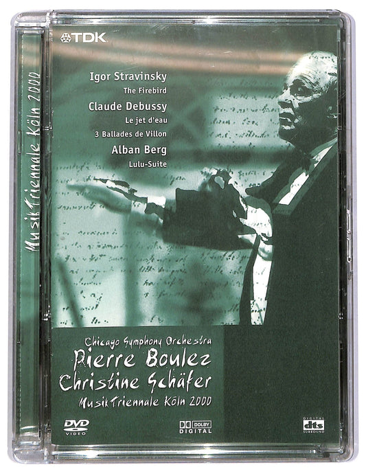 EBOND Pierre boulez christine schafer musik triennale koln 2000 DVD D801537