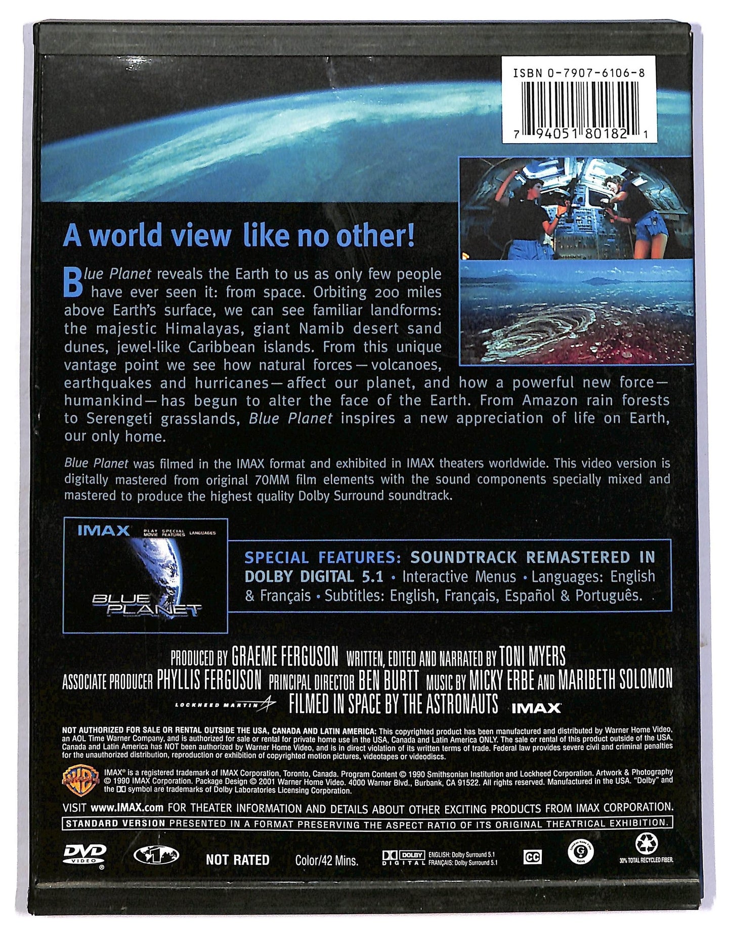 EBOND Blu Planet ( Imax ) DVD D801608