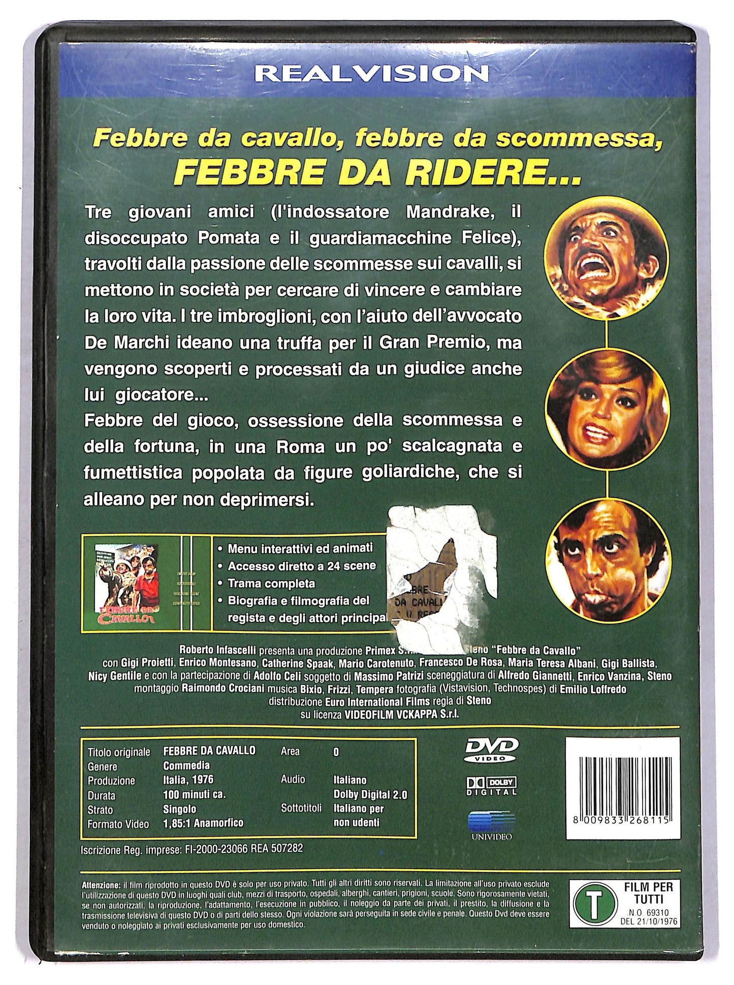 EBOND Febbre da cavallo DVD D801636