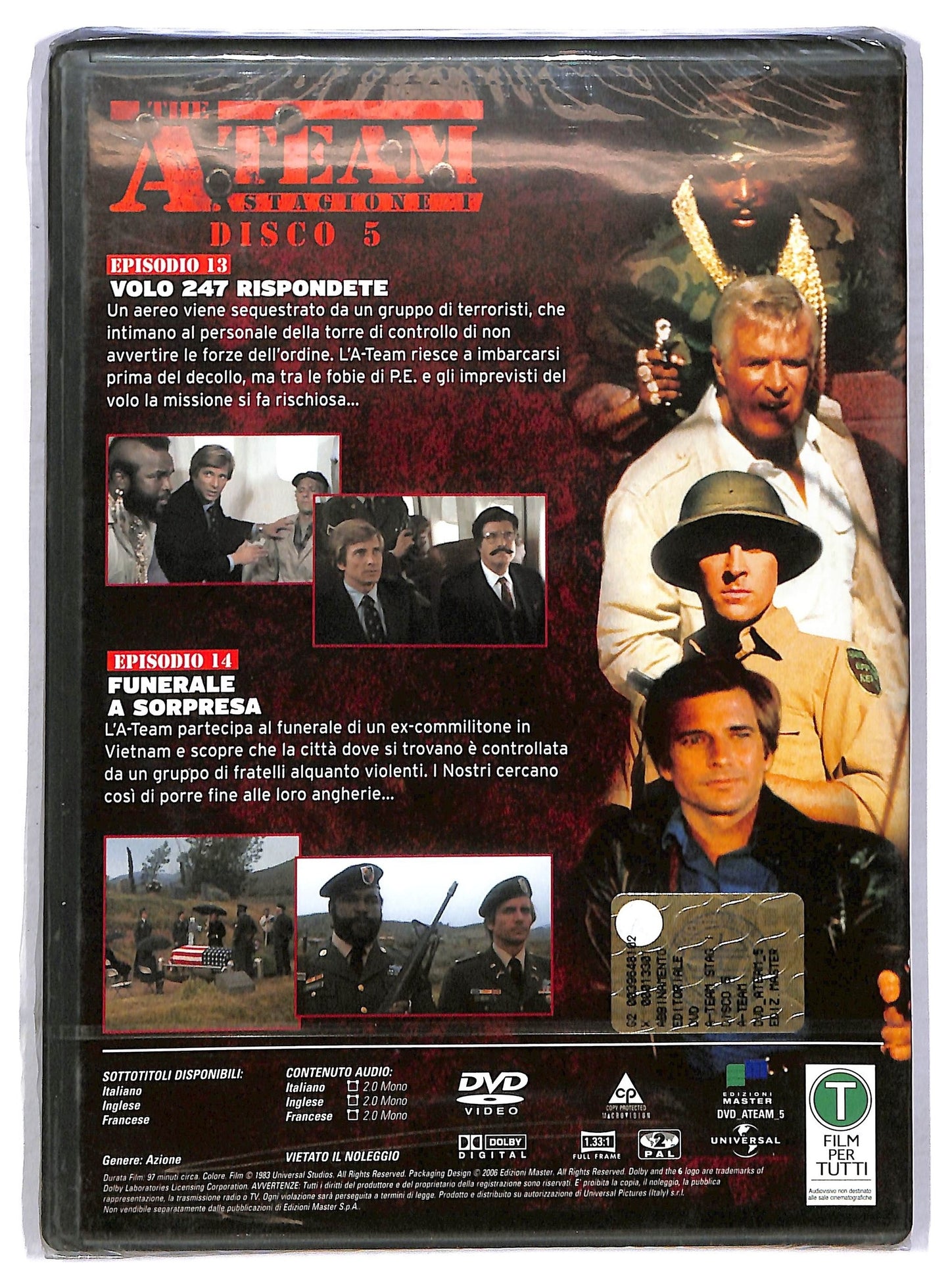 EBOND A-team Stagione 1 Vol. 5 Eps.13-14 DVD Editoriale D801753