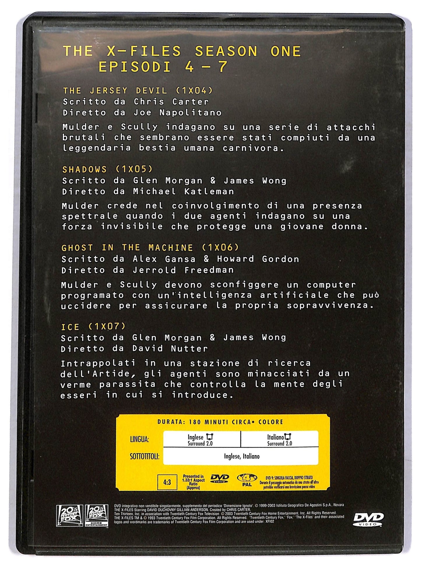EBOND The X Files collection - season One volume 2  EDITORIALE DVD D801809